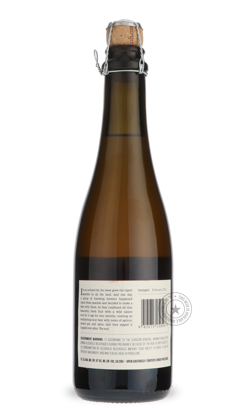 -Allagash- Once Upon An Orchard - Peach-Sour / Wild & Fruity- Only @ Beer Republic - The best online beer store for American & Canadian craft beer - Buy beer online from the USA and Canada - Bier online kopen - Amerikaans bier kopen - Craft beer store - Craft beer kopen - Amerikanisch bier kaufen - Bier online kaufen - Acheter biere online - IPA - Stout - Porter - New England IPA - Hazy IPA - Imperial Stout - Barrel Aged - Barrel Aged Imperial Stout - Brown - Dark beer - Blond - Blonde - Pilsner - Lager - W