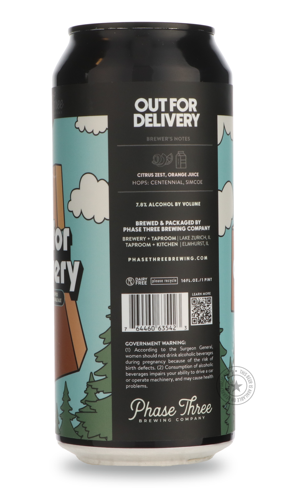 Phase Three- Out For Delivery-IPA- Only @ Beer Republic - The best online beer store for American & Canadian craft beer - Buy beer online from the USA and Canada - Bier online kopen - Amerikaans bier kopen - Craft beer store - Craft beer kopen - Amerikanisch bier kaufen - Bier online kaufen - Acheter biere online - IPA - Stout - Porter - New England IPA - Hazy IPA - Imperial Stout - Barrel Aged - Barrel Aged Imperial Stout - Brown - Dark beer - Blond - Blonde - Pilsner - Lager - Wheat - Weizen - Amber - Bar