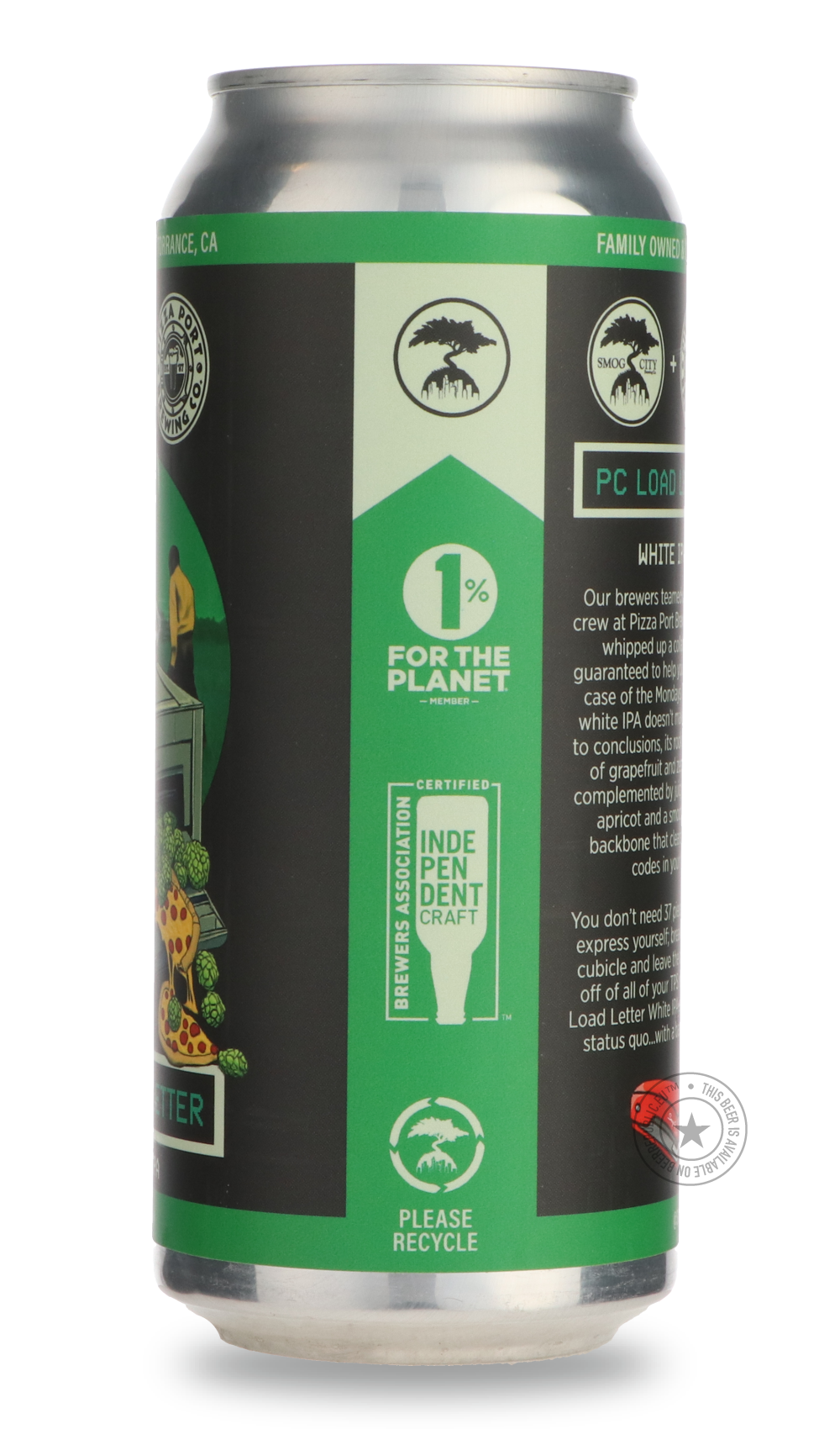 -Smog City- PC Load Letter / Pizza Port-IPA- Only @ Beer Republic - The best online beer store for American & Canadian craft beer - Buy beer online from the USA and Canada - Bier online kopen - Amerikaans bier kopen - Craft beer store - Craft beer kopen - Amerikanisch bier kaufen - Bier online kaufen - Acheter biere online - IPA - Stout - Porter - New England IPA - Hazy IPA - Imperial Stout - Barrel Aged - Barrel Aged Imperial Stout - Brown - Dark beer - Blond - Blonde - Pilsner - Lager - Wheat - Weizen - A