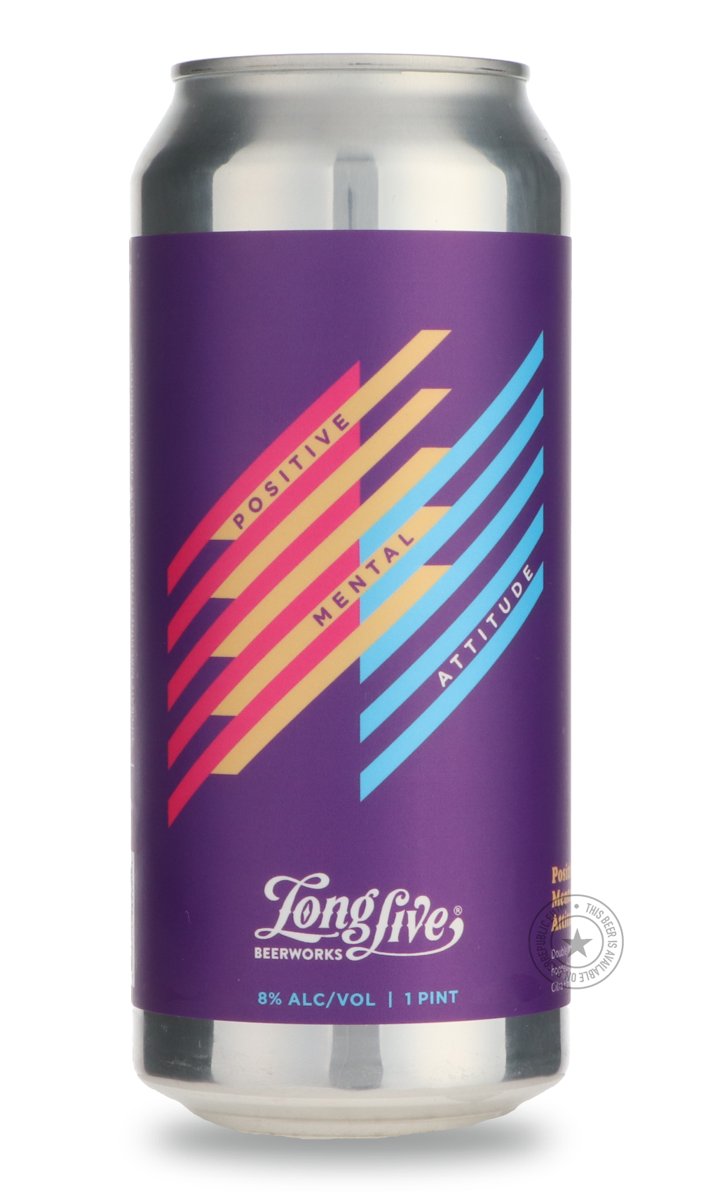Long Live Beerworks- Positive Mental Attitude-IPA- Only @ Beer Republic - The best online beer store for American & Canadian craft beer - Buy beer online from the USA and Canada - Bier online kopen - Amerikaans bier kopen - Craft beer store - Craft beer kopen - Amerikanisch bier kaufen - Bier online kaufen - Acheter biere online - IPA - Stout - Porter - New England IPA - Hazy IPA - Imperial Stout - Barrel Aged - Barrel Aged Imperial Stout - Brown - Dark beer - Blond - Blonde - Pilsner - Lager - Wheat - Weiz