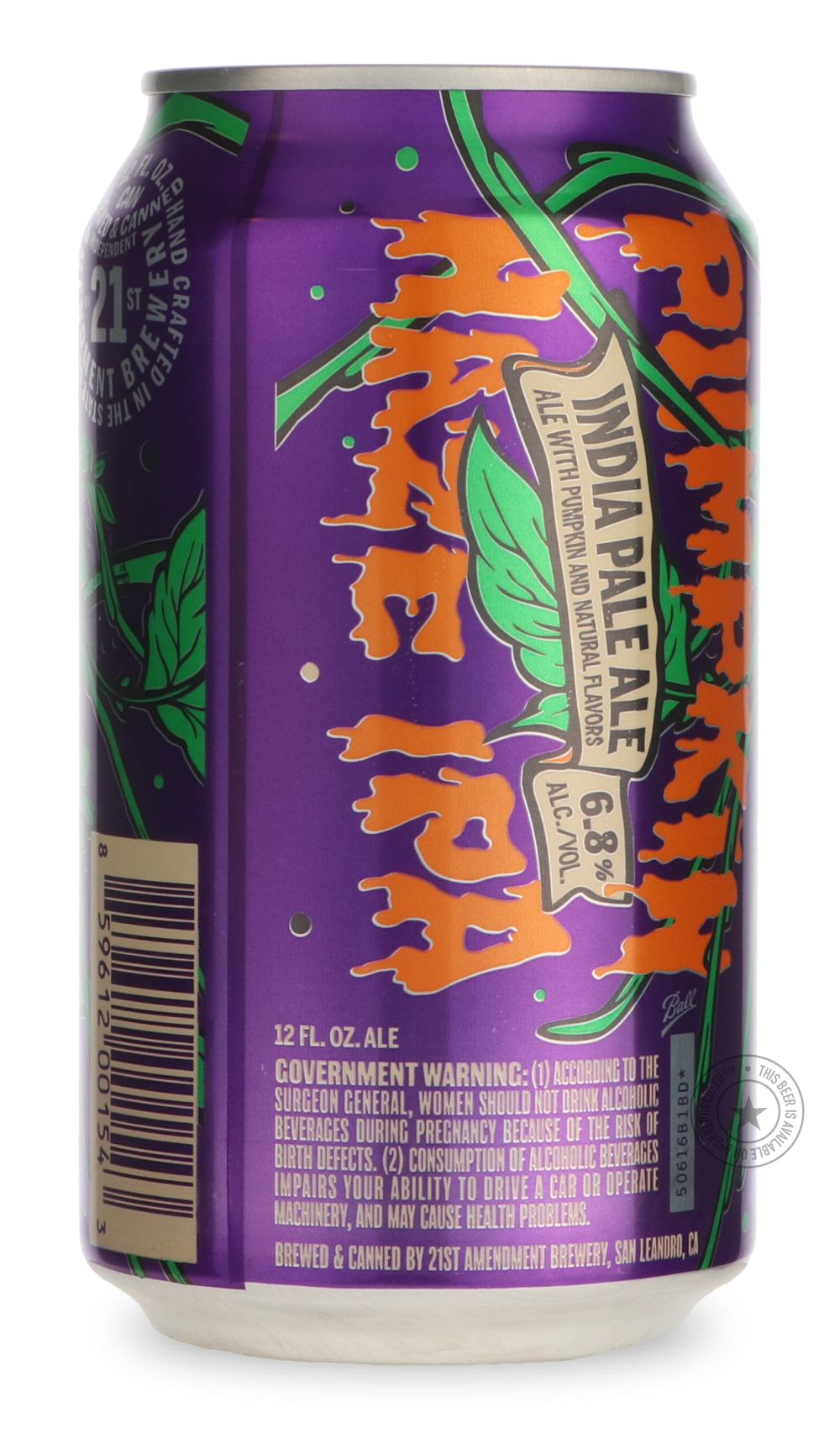 -21st Amendment- Pumpkin Haze IPA-IPA- Only @ Beer Republic - The best online beer store for American & Canadian craft beer - Buy beer online from the USA and Canada - Bier online kopen - Amerikaans bier kopen - Craft beer store - Craft beer kopen - Amerikanisch bier kaufen - Bier online kaufen - Acheter biere online - IPA - Stout - Porter - New England IPA - Hazy IPA - Imperial Stout - Barrel Aged - Barrel Aged Imperial Stout - Brown - Dark beer - Blond - Blonde - Pilsner - Lager - Wheat - Weizen - Amber -
