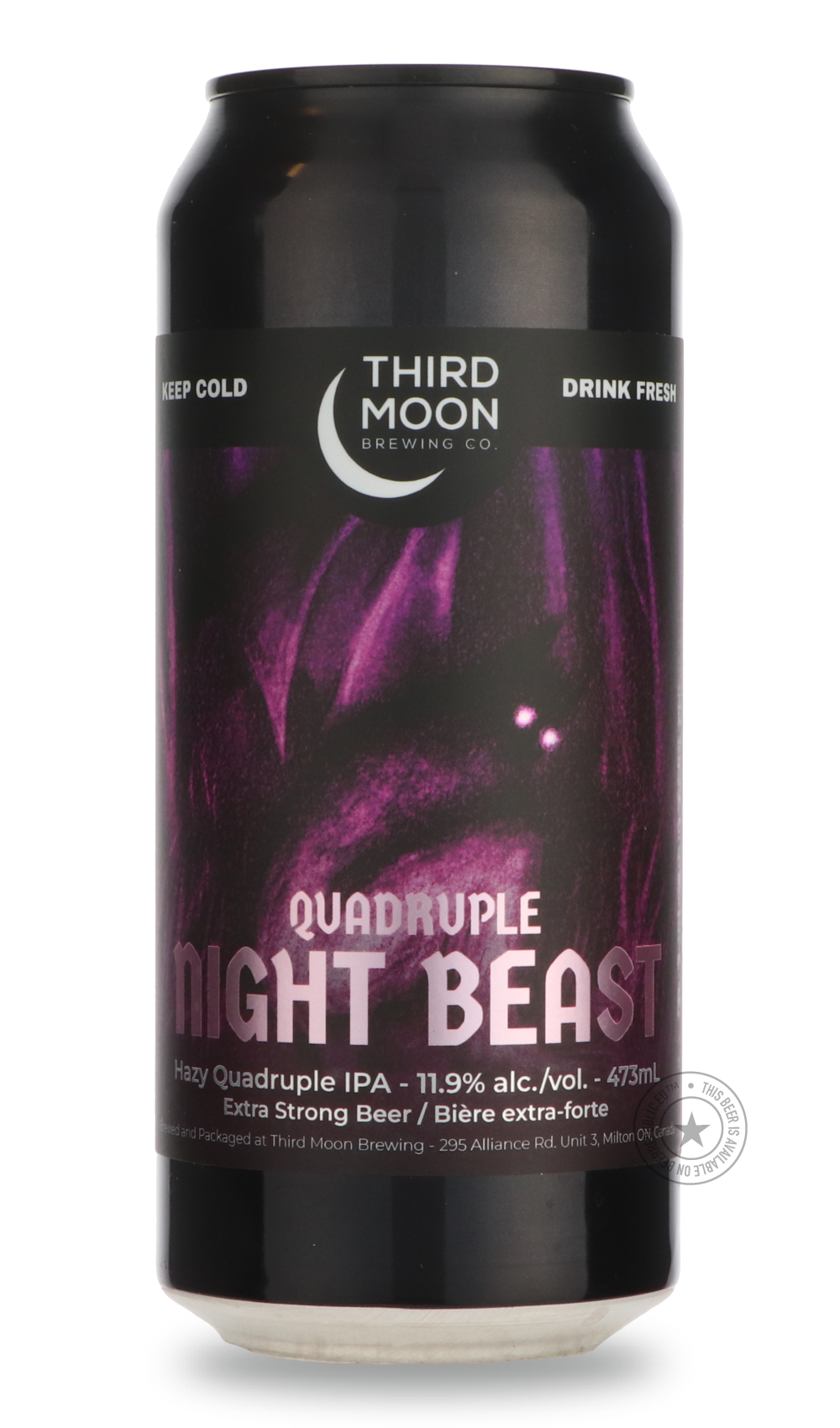 Third Moon- Quadruple Night Beast-IPA- Only @ Beer Republic - The best online beer store for American & Canadian craft beer - Buy beer online from the USA and Canada - Bier online kopen - Amerikaans bier kopen - Craft beer store - Craft beer kopen - Amerikanisch bier kaufen - Bier online kaufen - Acheter biere online - IPA - Stout - Porter - New England IPA - Hazy IPA - Imperial Stout - Barrel Aged - Barrel Aged Imperial Stout - Brown - Dark beer - Blond - Blonde - Pilsner - Lager - Wheat - Weizen - Amber -