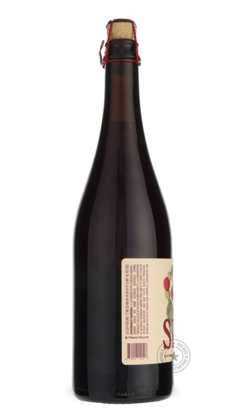 -Crooked Stave- Raspberry Spon-Sour / Wild & Fruity- Only @ Beer Republic - The best online beer store for American & Canadian craft beer - Buy beer online from the USA and Canada - Bier online kopen - Amerikaans bier kopen - Craft beer store - Craft beer kopen - Amerikanisch bier kaufen - Bier online kaufen - Acheter biere online - IPA - Stout - Porter - New England IPA - Hazy IPA - Imperial Stout - Barrel Aged - Barrel Aged Imperial Stout - Brown - Dark beer - Blond - Blonde - Pilsner - Lager - Wheat - We