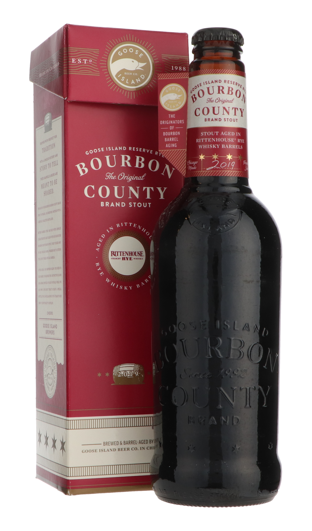 -Goose Island- Reserve Rye Bourbon County Brand Stout (2019)-Stout & Porter- Only @ Beer Republic - The best online beer store for American & Canadian craft beer - Buy beer online from the USA and Canada - Bier online kopen - Amerikaans bier kopen - Craft beer store - Craft beer kopen - Amerikanisch bier kaufen - Bier online kaufen - Acheter biere online - IPA - Stout - Porter - New England IPA - Hazy IPA - Imperial Stout - Barrel Aged - Barrel Aged Imperial Stout - Brown - Dark beer - Blond - Blonde - Pils