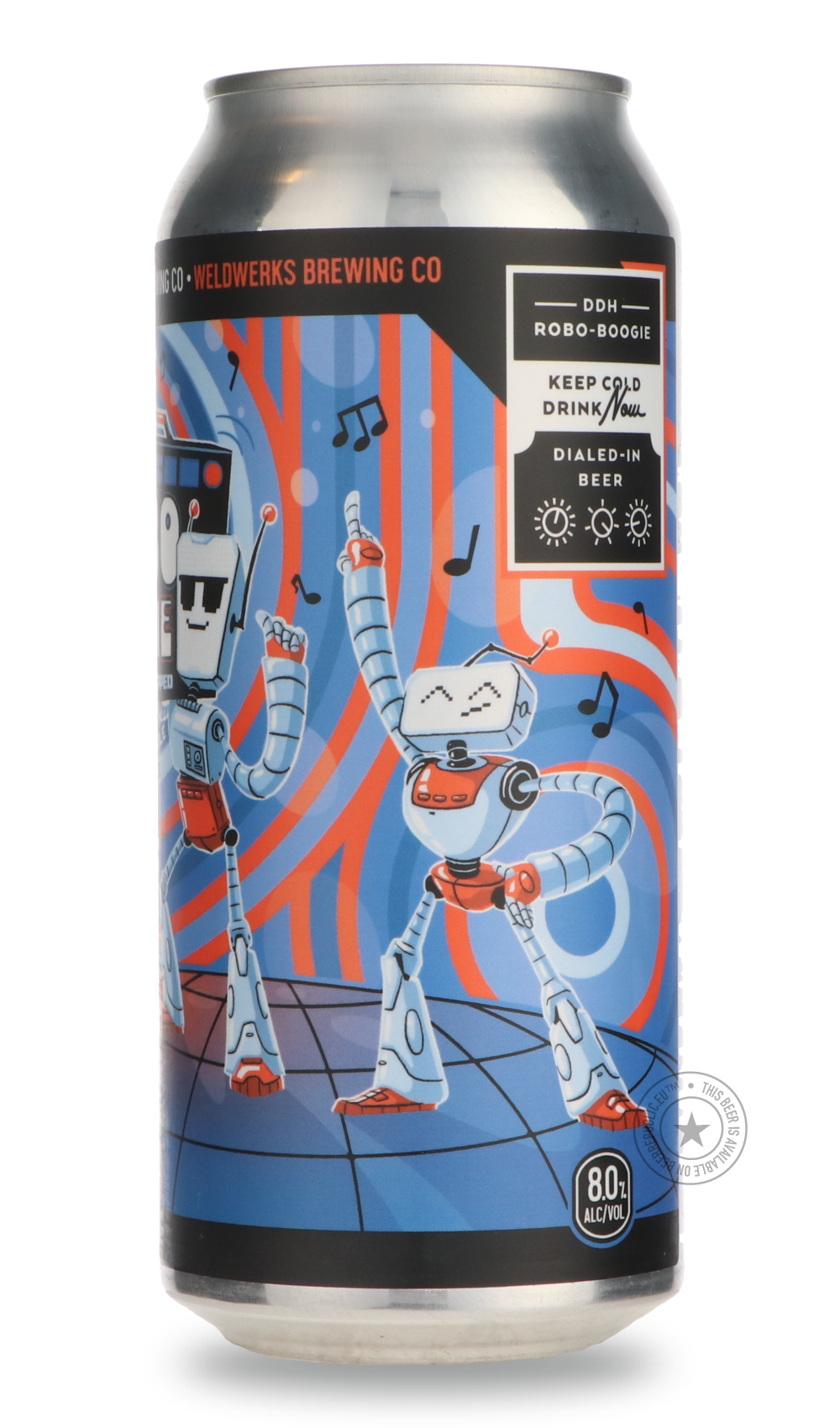 WeldWerks- Robo-Boogie-IPA- Only @ Beer Republic - The best online beer store for American & Canadian craft beer - Buy beer online from the USA and Canada - Bier online kopen - Amerikaans bier kopen - Craft beer store - Craft beer kopen - Amerikanisch bier kaufen - Bier online kaufen - Acheter biere online - IPA - Stout - Porter - New England IPA - Hazy IPA - Imperial Stout - Barrel Aged - Barrel Aged Imperial Stout - Brown - Dark beer - Blond - Blonde - Pilsner - Lager - Wheat - Weizen - Amber - Barley Win