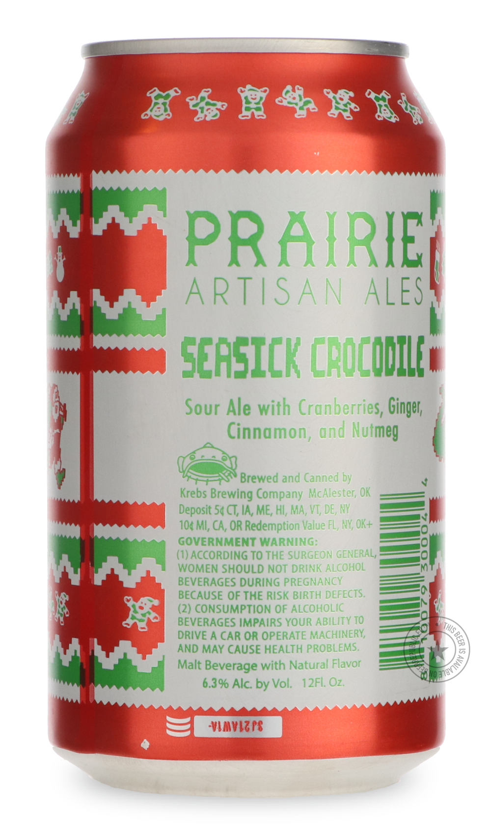 -Prairie- Seasick Crocodile-Sour / Wild & Fruity- Only @ Beer Republic - The best online beer store for American & Canadian craft beer - Buy beer online from the USA and Canada - Bier online kopen - Amerikaans bier kopen - Craft beer store - Craft beer kopen - Amerikanisch bier kaufen - Bier online kaufen - Acheter biere online - IPA - Stout - Porter - New England IPA - Hazy IPA - Imperial Stout - Barrel Aged - Barrel Aged Imperial Stout - Brown - Dark beer - Blond - Blonde - Pilsner - Lager - Wheat - Weize