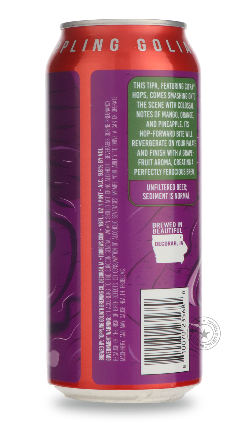Toppling Goliath- Seismic Sue-IPA- Only @ Beer Republic - The best online beer store for American & Canadian craft beer - Buy beer online from the USA and Canada - Bier online kopen - Amerikaans bier kopen - Craft beer store - Craft beer kopen - Amerikanisch bier kaufen - Bier online kaufen - Acheter biere online - IPA - Stout - Porter - New England IPA - Hazy IPA - Imperial Stout - Barrel Aged - Barrel Aged Imperial Stout - Brown - Dark beer - Blond - Blonde - Pilsner - Lager - Wheat - Weizen - Amber - Bar