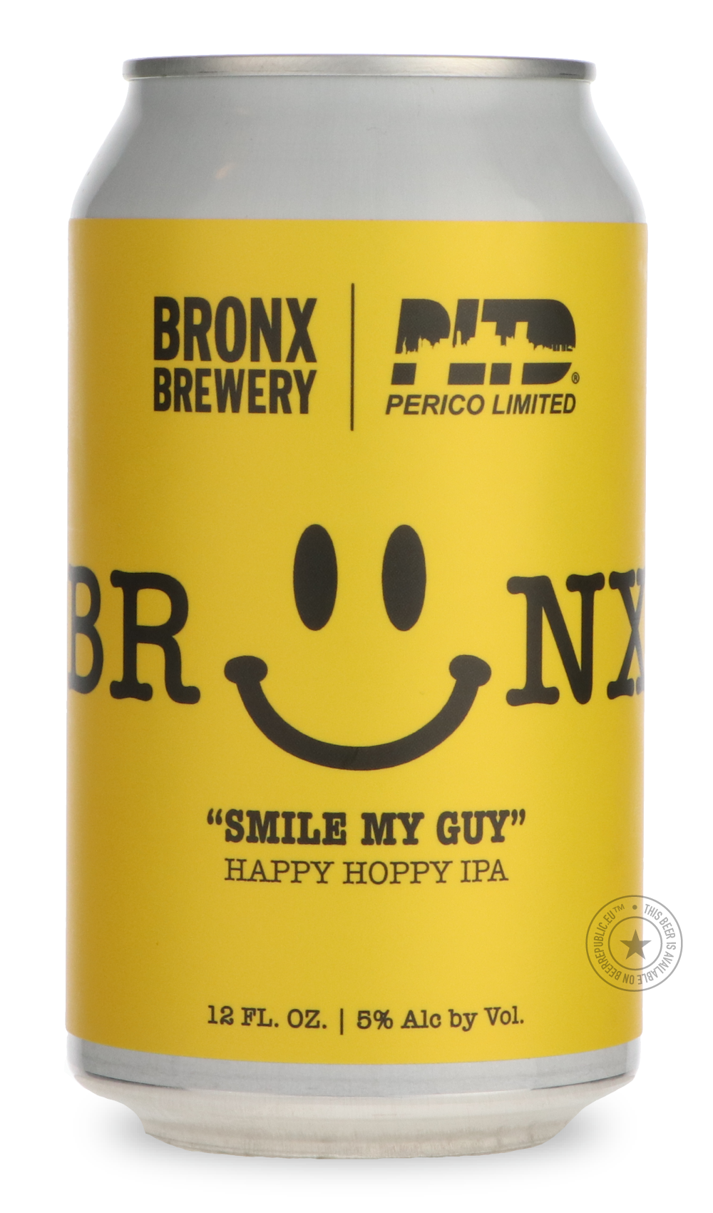 -Bronx- Smile My Guy Happy Hoppy IPA-IPA- Only @ Beer Republic - The best online beer store for American & Canadian craft beer - Buy beer online from the USA and Canada - Bier online kopen - Amerikaans bier kopen - Craft beer store - Craft beer kopen - Amerikanisch bier kaufen - Bier online kaufen - Acheter biere online - IPA - Stout - Porter - New England IPA - Hazy IPA - Imperial Stout - Barrel Aged - Barrel Aged Imperial Stout - Brown - Dark beer - Blond - Blonde - Pilsner - Lager - Wheat - Weizen - Ambe