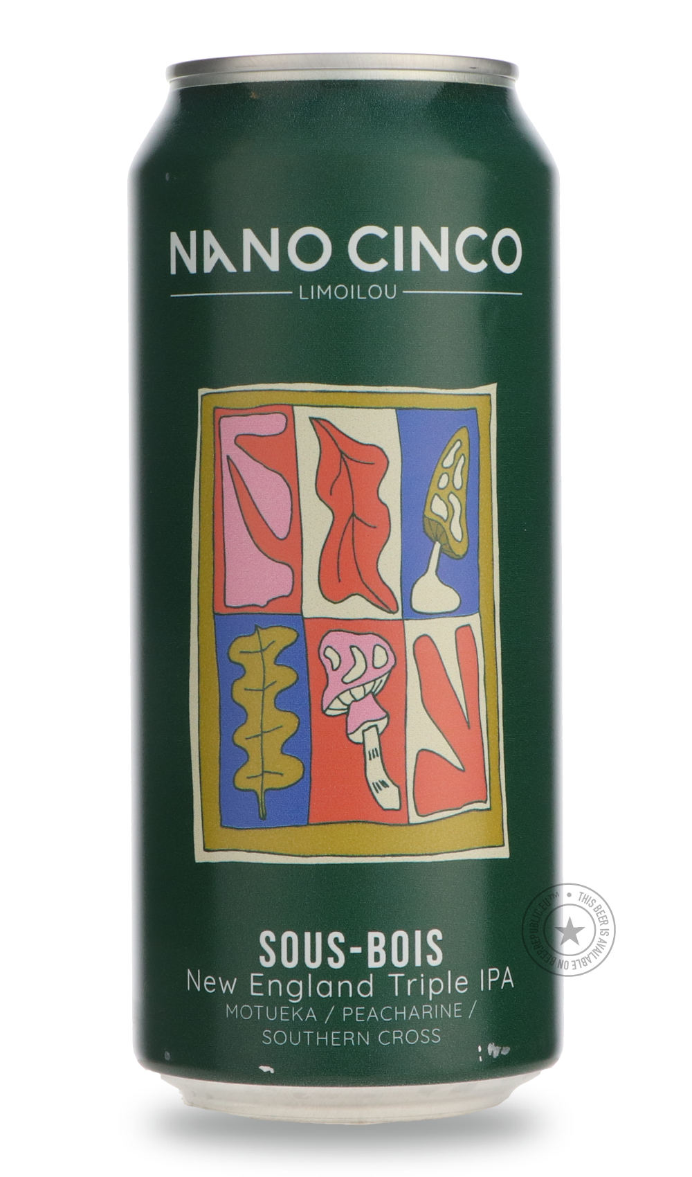 -Nano Cinco- Sous-Bois-IPA- Only @ Beer Republic - The best online beer store for American & Canadian craft beer - Buy beer online from the USA and Canada - Bier online kopen - Amerikaans bier kopen - Craft beer store - Craft beer kopen - Amerikanisch bier kaufen - Bier online kaufen - Acheter biere online - IPA - Stout - Porter - New England IPA - Hazy IPA - Imperial Stout - Barrel Aged - Barrel Aged Imperial Stout - Brown - Dark beer - Blond - Blonde - Pilsner - Lager - Wheat - Weizen - Amber - Barley Win
