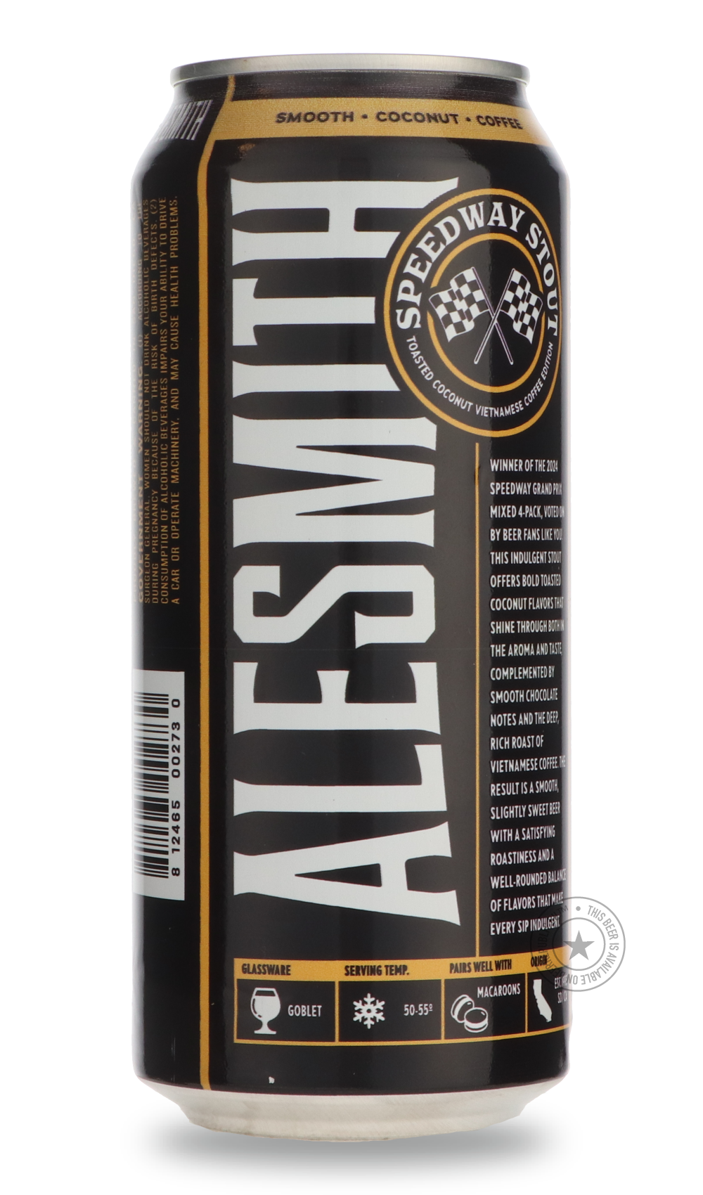 -AleSmith- Speedway Stout Toasted Coconut Vietnamese Coffee Edition-Stout & Porter- Only @ Beer Republic - The best online beer store for American & Canadian craft beer - Buy beer online from the USA and Canada - Bier online kopen - Amerikaans bier kopen - Craft beer store - Craft beer kopen - Amerikanisch bier kaufen - Bier online kaufen - Acheter biere online - IPA - Stout - Porter - New England IPA - Hazy IPA - Imperial Stout - Barrel Aged - Barrel Aged Imperial Stout - Brown - Dark beer - Blond - Blonde
