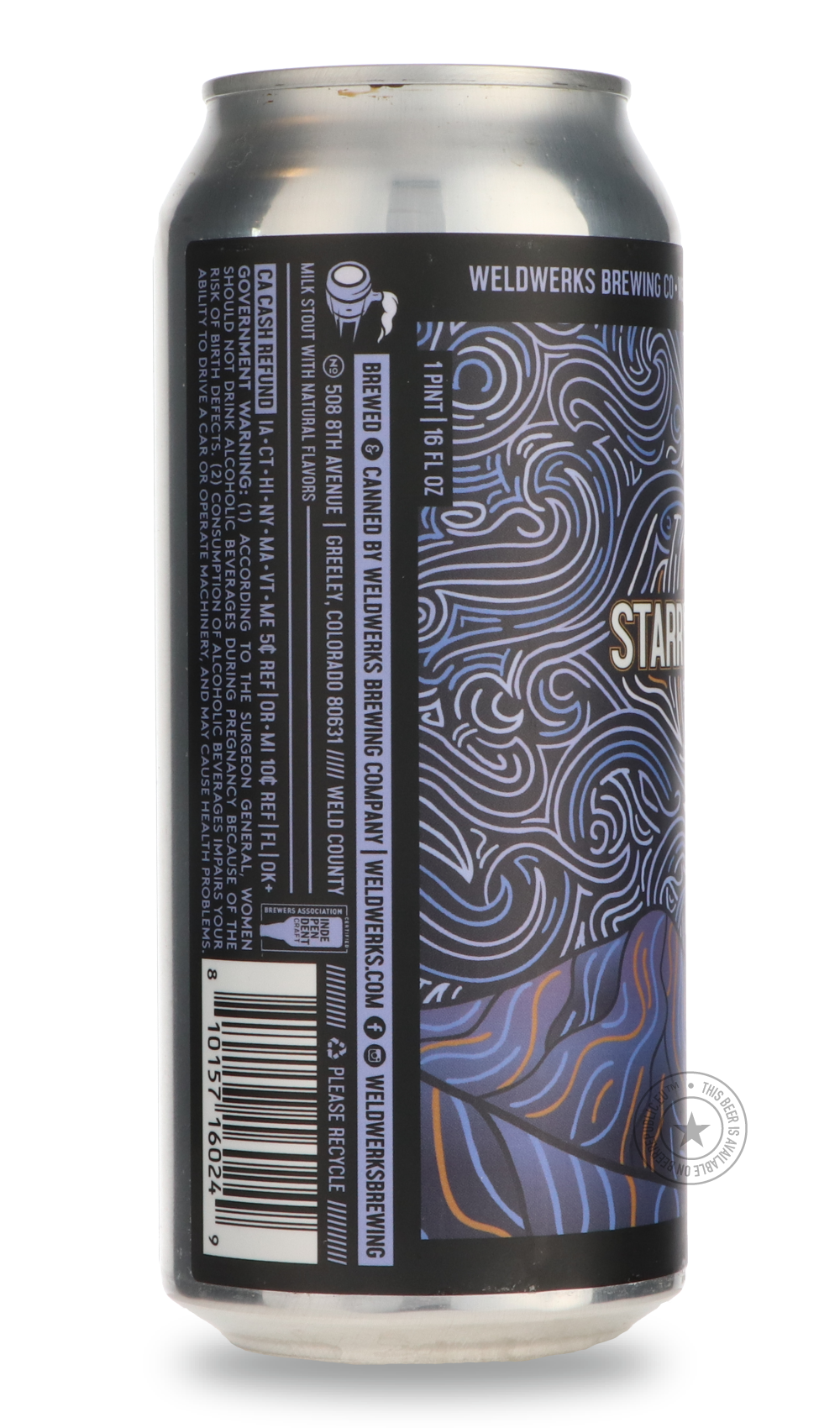 WeldWerks- Starry Night-Stout & Porter- Only @ Beer Republic - The best online beer store for American & Canadian craft beer - Buy beer online from the USA and Canada - Bier online kopen - Amerikaans bier kopen - Craft beer store - Craft beer kopen - Amerikanisch bier kaufen - Bier online kaufen - Acheter biere online - IPA - Stout - Porter - New England IPA - Hazy IPA - Imperial Stout - Barrel Aged - Barrel Aged Imperial Stout - Brown - Dark beer - Blond - Blonde - Pilsner - Lager - Wheat - Weizen - Amber