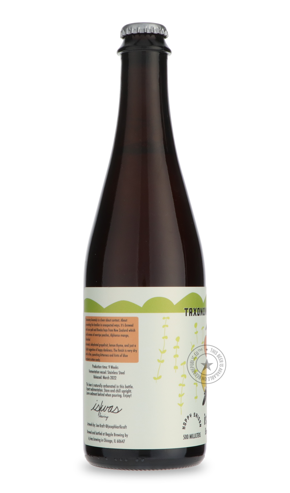 -is/was- Taxonomy Anomaly (without Brett)-Sour / Wild & Fruity- Only @ Beer Republic - The best online beer store for American & Canadian craft beer - Buy beer online from the USA and Canada - Bier online kopen - Amerikaans bier kopen - Craft beer store - Craft beer kopen - Amerikanisch bier kaufen - Bier online kaufen - Acheter biere online - IPA - Stout - Porter - New England IPA - Hazy IPA - Imperial Stout - Barrel Aged - Barrel Aged Imperial Stout - Brown - Dark beer - Blond - Blonde - Pilsner - Lager -