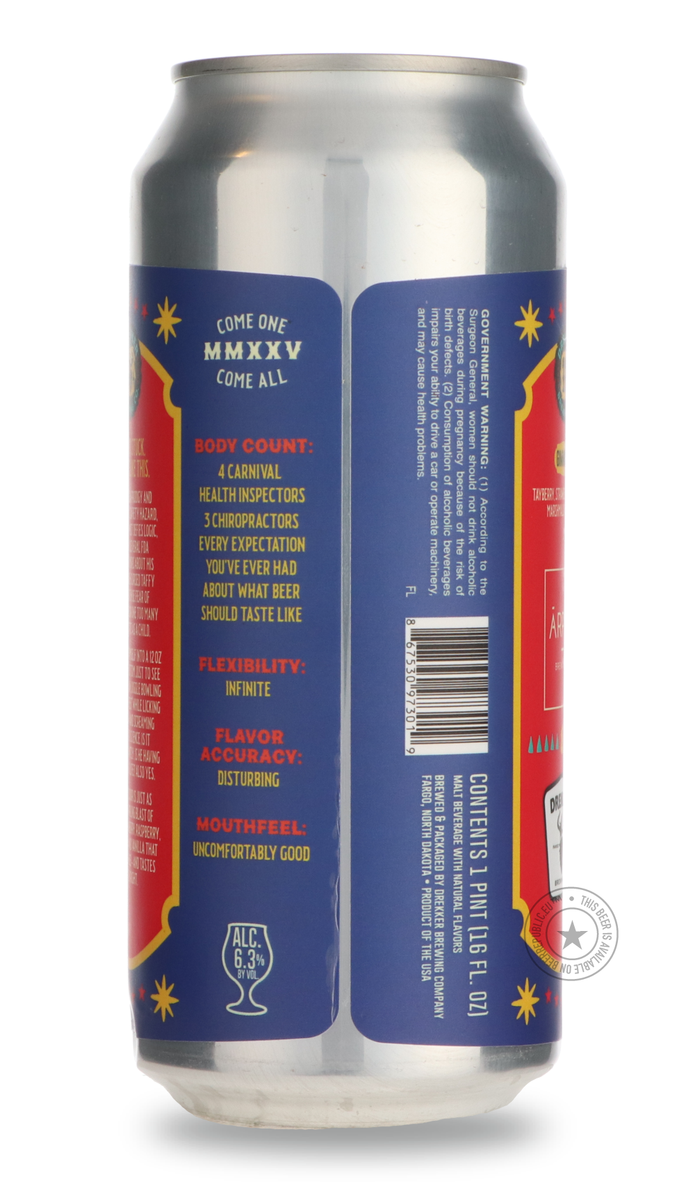 -Drekker- Cirque du Swerve: The Contortionist / Ārpus-Sour / Wild & Fruity- Only @ Beer Republic - The best online beer store for American & Canadian craft beer - Buy beer online from the USA and Canada - Bier online kopen - Amerikaans bier kopen - Craft beer store - Craft beer kopen - Amerikanisch bier kaufen - Bier online kaufen - Acheter biere online - IPA - Stout - Porter - New England IPA - Hazy IPA - Imperial Stout - Barrel Aged - Barrel Aged Imperial Stout - Brown - Dark beer - Blond - Blonde - Pilsn