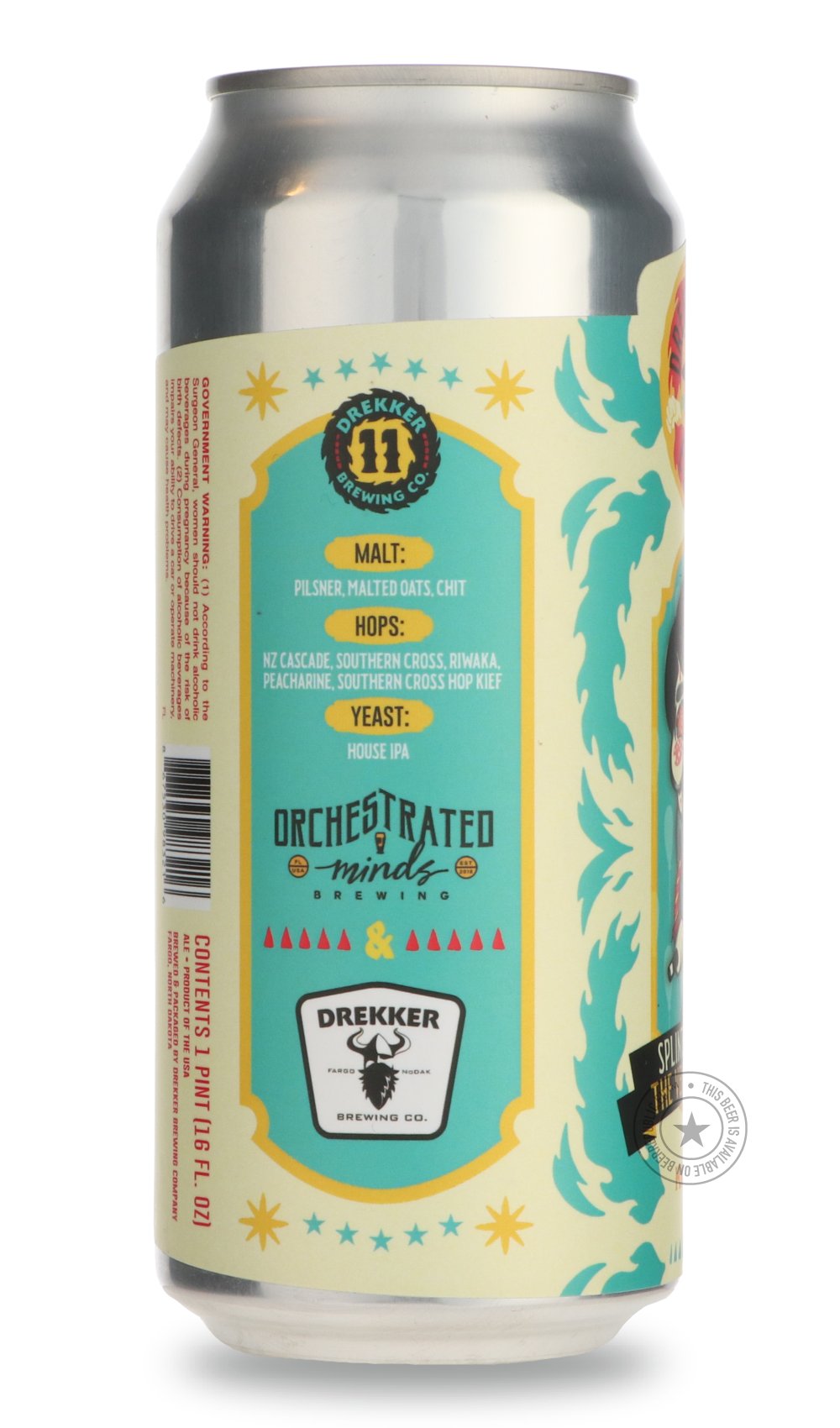 -Drekker- Splinter Lips Sid: The Ventriloquist / Orchestrated Minds-IPA- Only @ Beer Republic - The best online beer store for American & Canadian craft beer - Buy beer online from the USA and Canada - Bier online kopen - Amerikaans bier kopen - Craft beer store - Craft beer kopen - Amerikanisch bier kaufen - Bier online kaufen - Acheter biere online - IPA - Stout - Porter - New England IPA - Hazy IPA - Imperial Stout - Barrel Aged - Barrel Aged Imperial Stout - Brown - Dark beer - Blond - Blonde - Pilsner
