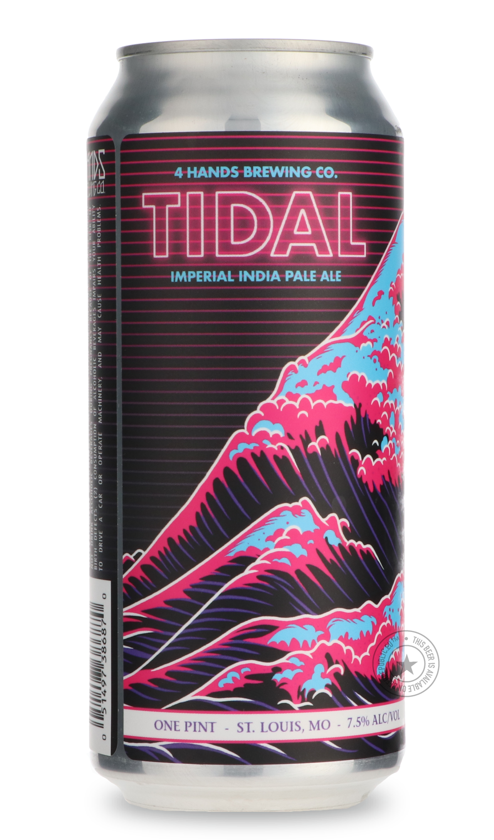 -4 Hands- Tidal-IPA- Only @ Beer Republic - The best online beer store for American & Canadian craft beer - Buy beer online from the USA and Canada - Bier online kopen - Amerikaans bier kopen - Craft beer store - Craft beer kopen - Amerikanisch bier kaufen - Bier online kaufen - Acheter biere online - IPA - Stout - Porter - New England IPA - Hazy IPA - Imperial Stout - Barrel Aged - Barrel Aged Imperial Stout - Brown - Dark beer - Blond - Blonde - Pilsner - Lager - Wheat - Weizen - Amber - Barley Wine - Qua
