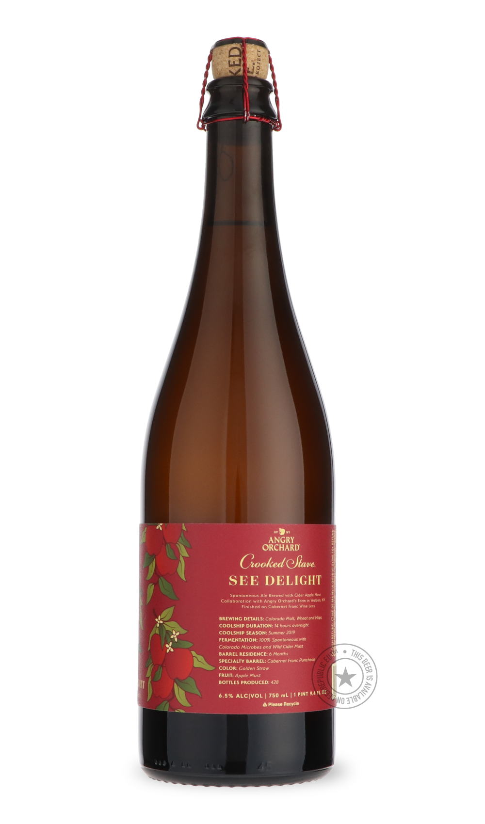 -Crooked Stave- See Delight (Cabernet Franc) / Angry Orchard-Sour / Wild & Fruity- Only @ Beer Republic - The best online beer store for American & Canadian craft beer - Buy beer online from the USA and Canada - Bier online kopen - Amerikaans bier kopen - Craft beer store - Craft beer kopen - Amerikanisch bier kaufen - Bier online kaufen - Acheter biere online - IPA - Stout - Porter - New England IPA - Hazy IPA - Imperial Stout - Barrel Aged - Barrel Aged Imperial Stout - Brown - Dark beer - Blond - Blonde