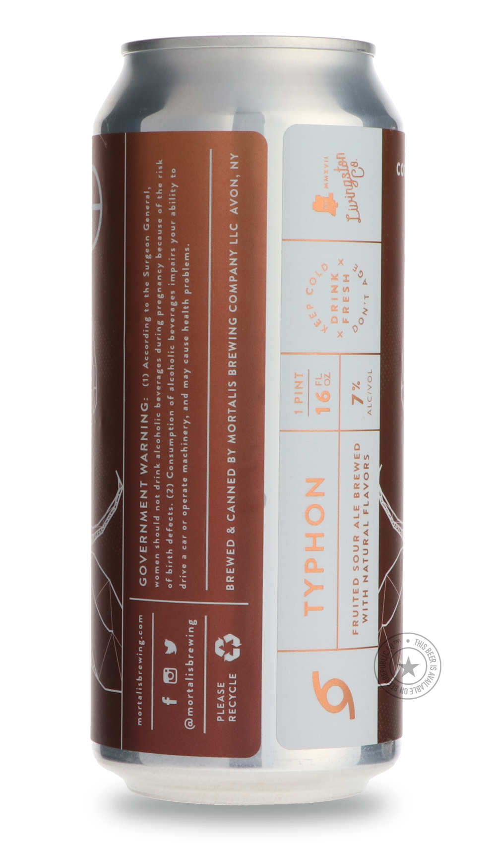 -Mortalis- Typhon | Coconut-Sour / Wild & Fruity- Only @ Beer Republic - The best online beer store for American & Canadian craft beer - Buy beer online from the USA and Canada - Bier online kopen - Amerikaans bier kopen - Craft beer store - Craft beer kopen - Amerikanisch bier kaufen - Bier online kaufen - Acheter biere online - IPA - Stout - Porter - New England IPA - Hazy IPA - Imperial Stout - Barrel Aged - Barrel Aged Imperial Stout - Brown - Dark beer - Blond - Blonde - Pilsner - Lager - Wheat - Weize