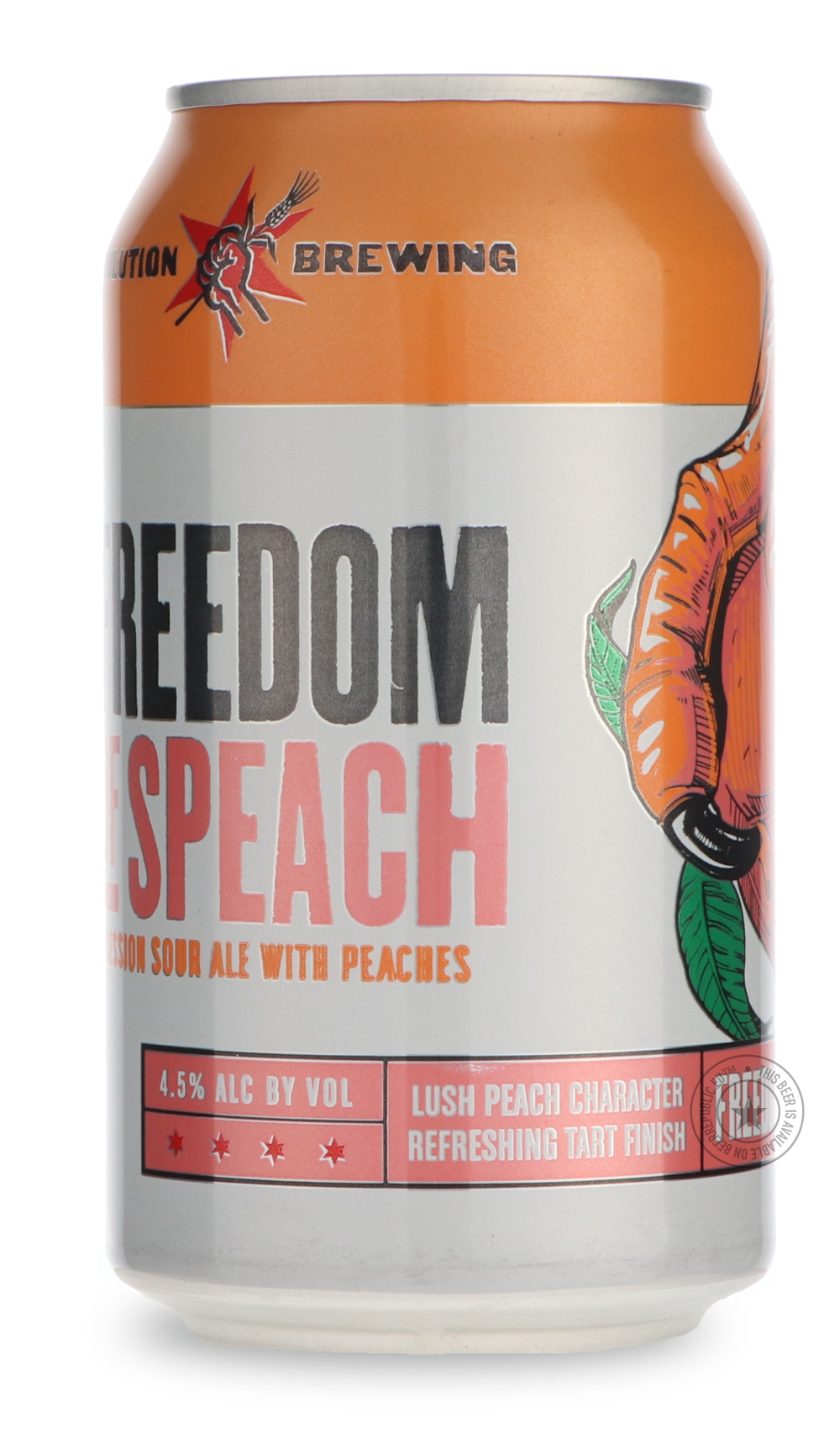 Revolution- Freedom of Speach-Sour / Wild & Fruity- Only @ Beer Republic - The best online beer store for American & Canadian craft beer - Buy beer online from the USA and Canada - Bier online kopen - Amerikaans bier kopen - Craft beer store - Craft beer kopen - Amerikanisch bier kaufen - Bier online kaufen - Acheter biere online - IPA - Stout - Porter - New England IPA - Hazy IPA - Imperial Stout - Barrel Aged - Barrel Aged Imperial Stout - Brown - Dark beer - Blond - Blonde - Pilsner - Lager - Wheat - Wei