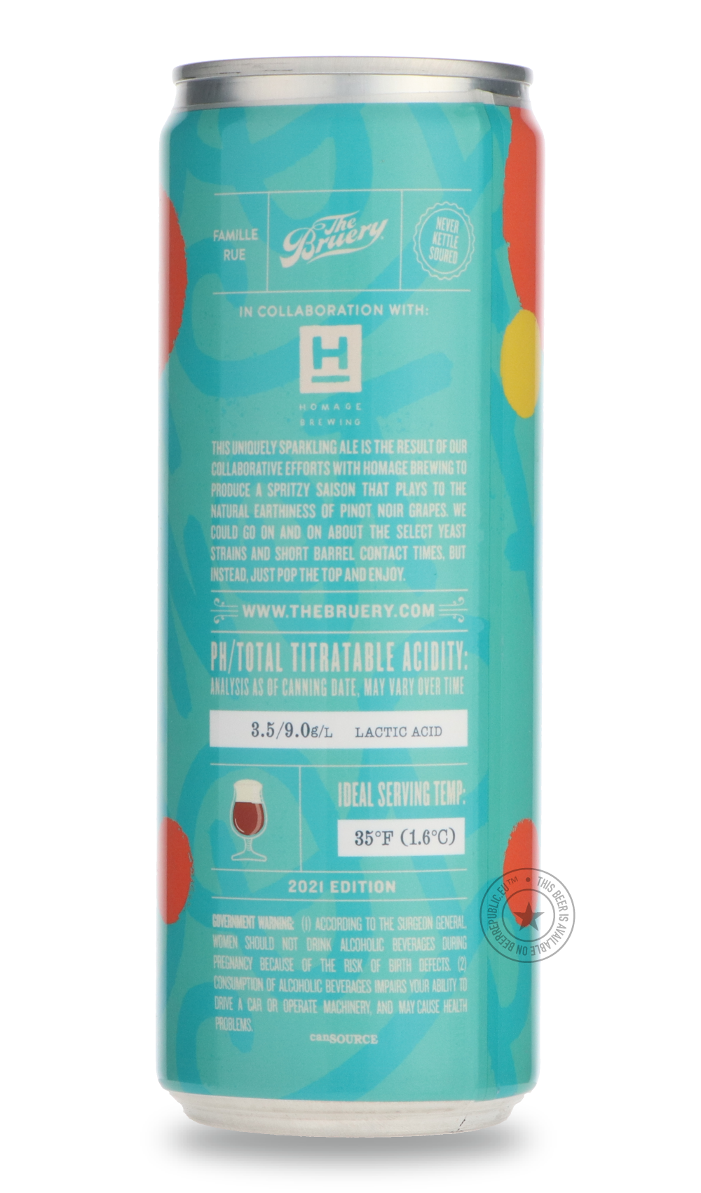-The Bruery- Terreux Pinot Pop-Sour / Wild & Fruity- Only @ Beer Republic - The best online beer store for American & Canadian craft beer - Buy beer online from the USA and Canada - Bier online kopen - Amerikaans bier kopen - Craft beer store - Craft beer kopen - Amerikanisch bier kaufen - Bier online kaufen - Acheter biere online - IPA - Stout - Porter - New England IPA - Hazy IPA - Imperial Stout - Barrel Aged - Barrel Aged Imperial Stout - Brown - Dark beer - Blond - Blonde - Pilsner - Lager - Wheat - We