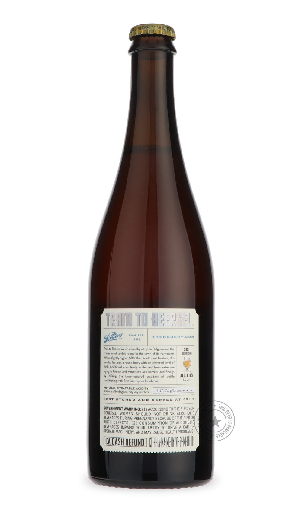 -The Bruery- Train To Beersel-Sour / Wild & Fruity- Only @ Beer Republic - The best online beer store for American & Canadian craft beer - Buy beer online from the USA and Canada - Bier online kopen - Amerikaans bier kopen - Craft beer store - Craft beer kopen - Amerikanisch bier kaufen - Bier online kaufen - Acheter biere online - IPA - Stout - Porter - New England IPA - Hazy IPA - Imperial Stout - Barrel Aged - Barrel Aged Imperial Stout - Brown - Dark beer - Blond - Blonde - Pilsner - Lager - Wheat - Wei