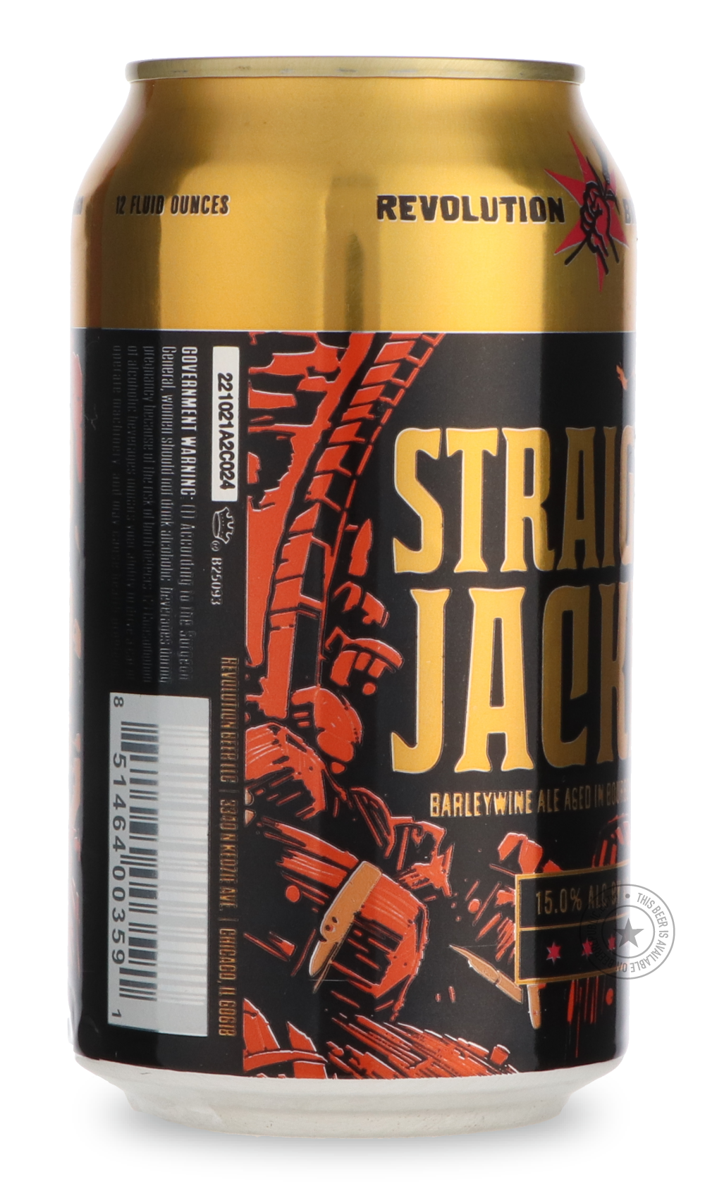 Revolution- Straight Jacket 2025-Brown & Dark- Only @ Beer Republic - The best online beer store for American & Canadian craft beer - Buy beer online from the USA and Canada - Bier online kopen - Amerikaans bier kopen - Craft beer store - Craft beer kopen - Amerikanisch bier kaufen - Bier online kaufen - Acheter biere online - IPA - Stout - Porter - New England IPA - Hazy IPA - Imperial Stout - Barrel Aged - Barrel Aged Imperial Stout - Brown - Dark beer - Blond - Blonde - Pilsner - Lager - Wheat - Weizen -