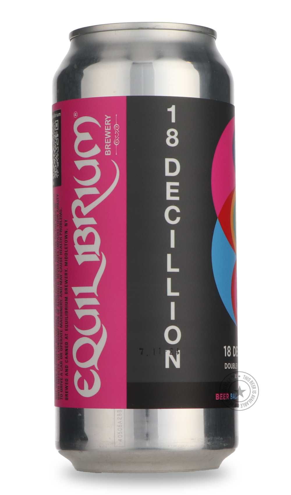 -Equilibrium- 18 Decillion / Omnipollo-IPA- Only @ Beer Republic - The best online beer store for American & Canadian craft beer - Buy beer online from the USA and Canada - Bier online kopen - Amerikaans bier kopen - Craft beer store - Craft beer kopen - Amerikanisch bier kaufen - Bier online kaufen - Acheter biere online - IPA - Stout - Porter - New England IPA - Hazy IPA - Imperial Stout - Barrel Aged - Barrel Aged Imperial Stout - Brown - Dark beer - Blond - Blonde - Pilsner - Lager - Wheat - Weizen - Am