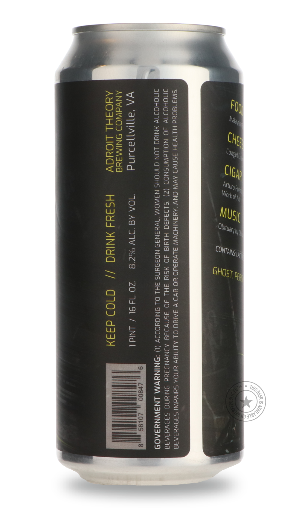 -Adroit Theory- All Shall Perish (Ghost PERISH)-IPA- Only @ Beer Republic - The best online beer store for American & Canadian craft beer - Buy beer online from the USA and Canada - Bier online kopen - Amerikaans bier kopen - Craft beer store - Craft beer kopen - Amerikanisch bier kaufen - Bier online kaufen - Acheter biere online - IPA - Stout - Porter - New England IPA - Hazy IPA - Imperial Stout - Barrel Aged - Barrel Aged Imperial Stout - Brown - Dark beer - Blond - Blonde - Pilsner - Lager - Wheat - We