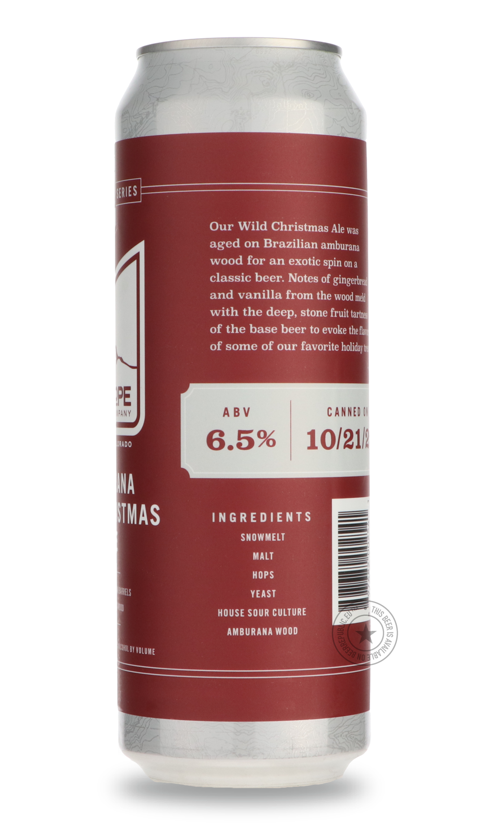 -Upslope- Lee Hill Vol. 34 Amburana Wild Christmas Ale-Sour / Wild & Fruity- Only @ Beer Republic - The best online beer store for American & Canadian craft beer - Buy beer online from the USA and Canada - Bier online kopen - Amerikaans bier kopen - Craft beer store - Craft beer kopen - Amerikanisch bier kaufen - Bier online kaufen - Acheter biere online - IPA - Stout - Porter - New England IPA - Hazy IPA - Imperial Stout - Barrel Aged - Barrel Aged Imperial Stout - Brown - Dark beer - Blond - Blonde - Pils
