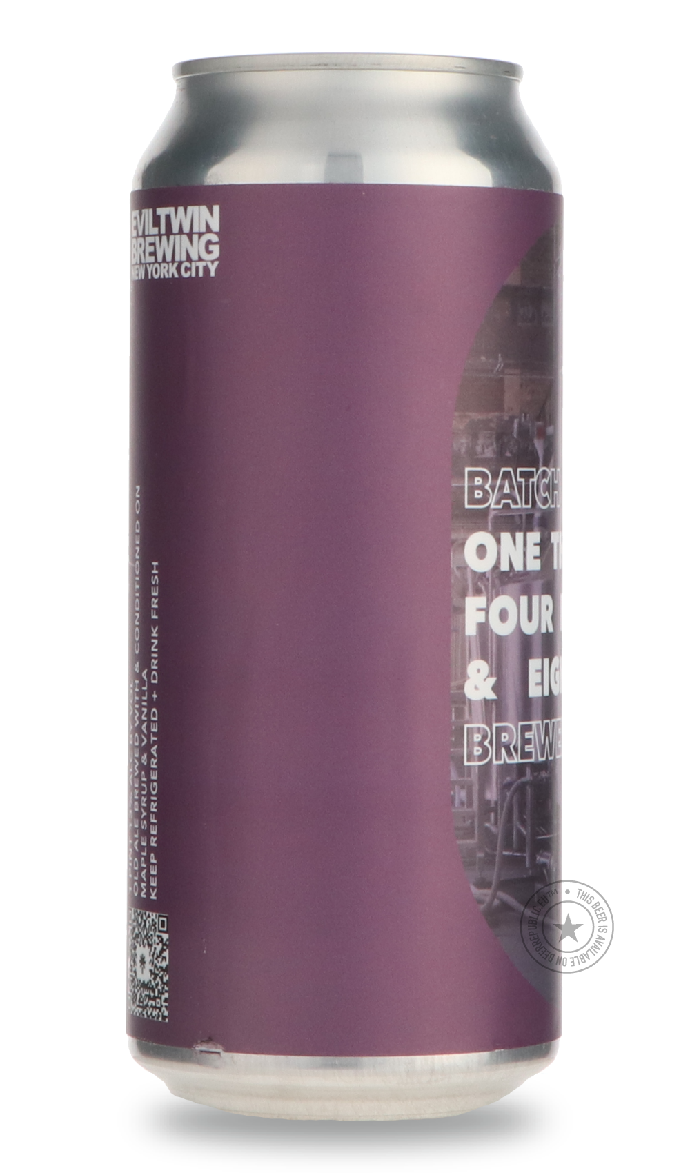 BATCH NUMBER ONE THOUSAND FOUR HUNDRED & EIGHTY FIVE BREWED IN NYC