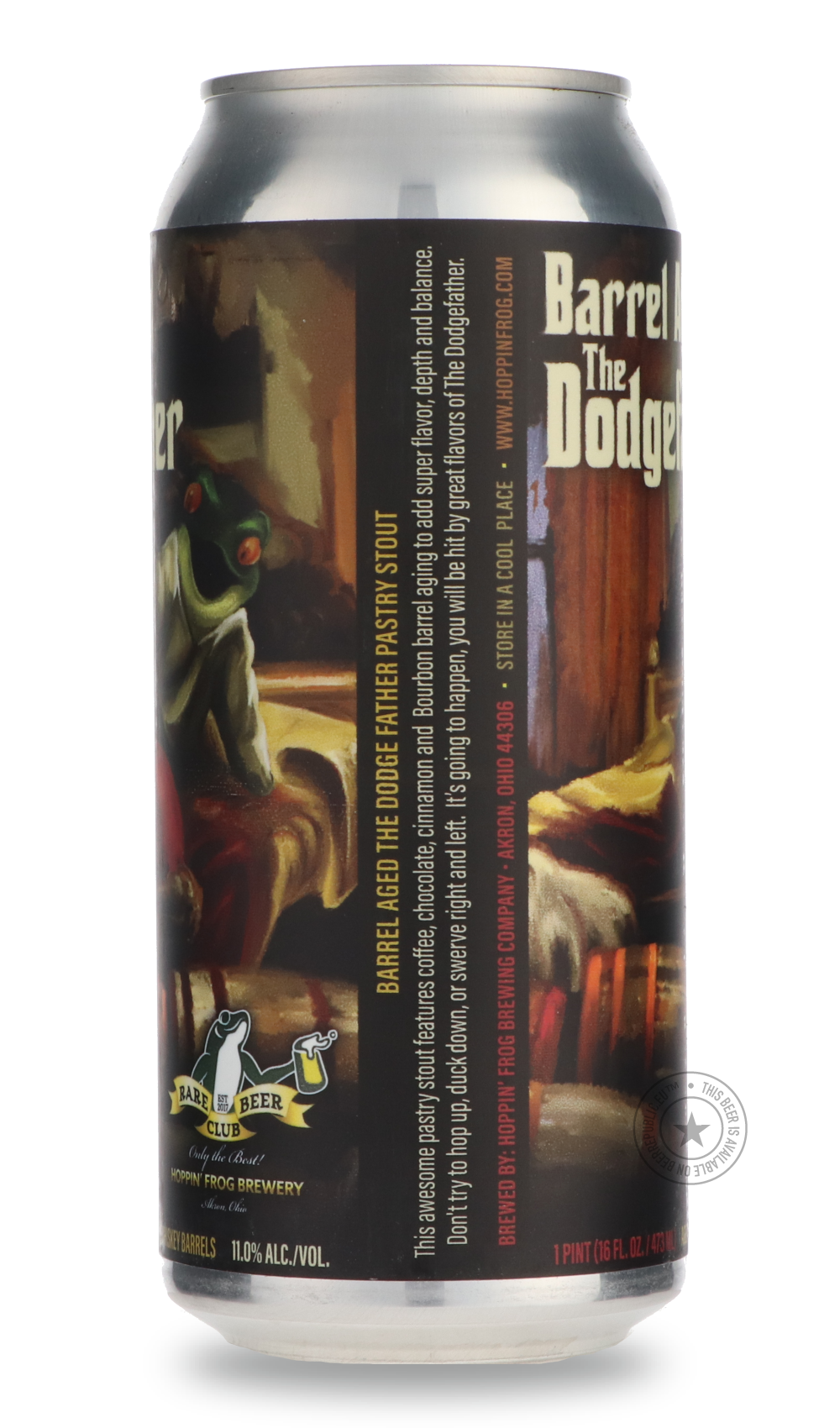 -Hoppin' Frog- Barrel Aged the Dodgefather-Stout & Porter- Only @ Beer Republic - The best online beer store for American & Canadian craft beer - Buy beer online from the USA and Canada - Bier online kopen - Amerikaans bier kopen - Craft beer store - Craft beer kopen - Amerikanisch bier kaufen - Bier online kaufen - Acheter biere online - IPA - Stout - Porter - New England IPA - Hazy IPA - Imperial Stout - Barrel Aged - Barrel Aged Imperial Stout - Brown - Dark beer - Blond - Blonde - Pilsner - Lager - Whea