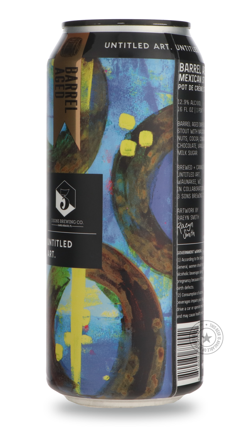 Barrel Aged Mexican Style Pot De Crème Stout / 3 Sons