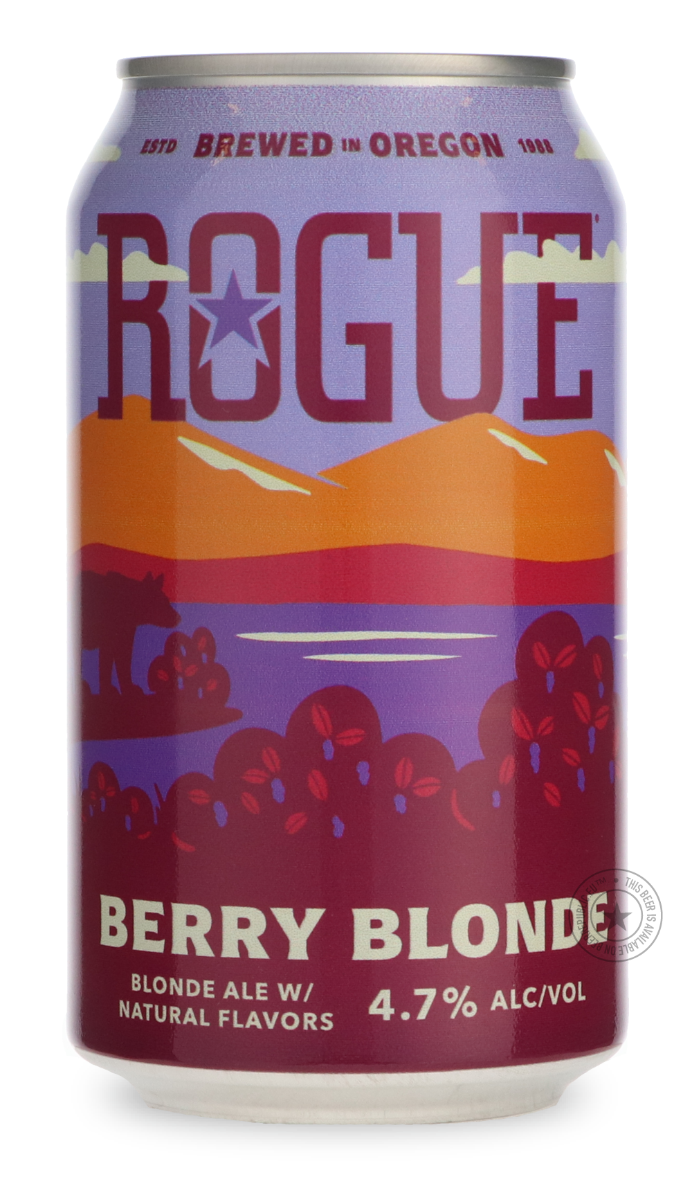 -Rogue- Berry Blonde-Pale- Only @ Beer Republic - The best online beer store for American & Canadian craft beer - Buy beer online from the USA and Canada - Bier online kopen - Amerikaans bier kopen - Craft beer store - Craft beer kopen - Amerikanisch bier kaufen - Bier online kaufen - Acheter biere online - IPA - Stout - Porter - New England IPA - Hazy IPA - Imperial Stout - Barrel Aged - Barrel Aged Imperial Stout - Brown - Dark beer - Blond - Blonde - Pilsner - Lager - Wheat - Weizen - Amber - Barley Wine