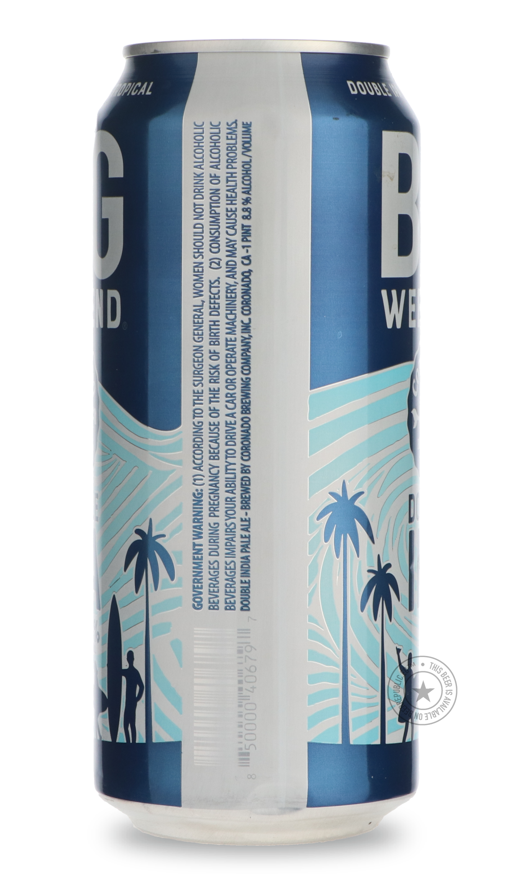 -Coronado- Big Weekend-IPA- Only @ Beer Republic - The best online beer store for American & Canadian craft beer - Buy beer online from the USA and Canada - Bier online kopen - Amerikaans bier kopen - Craft beer store - Craft beer kopen - Amerikanisch bier kaufen - Bier online kaufen - Acheter biere online - IPA - Stout - Porter - New England IPA - Hazy IPA - Imperial Stout - Barrel Aged - Barrel Aged Imperial Stout - Brown - Dark beer - Blond - Blonde - Pilsner - Lager - Wheat - Weizen - Amber - Barley Win