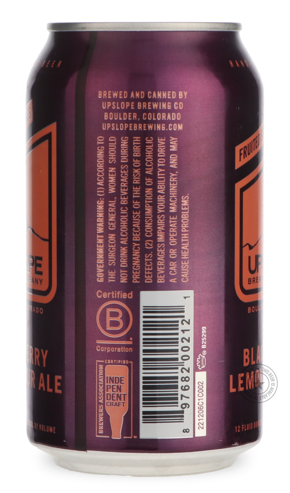 -Upslope- Blackberry Lemon Sour-Sour / Wild & Fruity- Only @ Beer Republic - The best online beer store for American & Canadian craft beer - Buy beer online from the USA and Canada - Bier online kopen - Amerikaans bier kopen - Craft beer store - Craft beer kopen - Amerikanisch bier kaufen - Bier online kaufen - Acheter biere online - IPA - Stout - Porter - New England IPA - Hazy IPA - Imperial Stout - Barrel Aged - Barrel Aged Imperial Stout - Brown - Dark beer - Blond - Blonde - Pilsner - Lager - Wheat - W