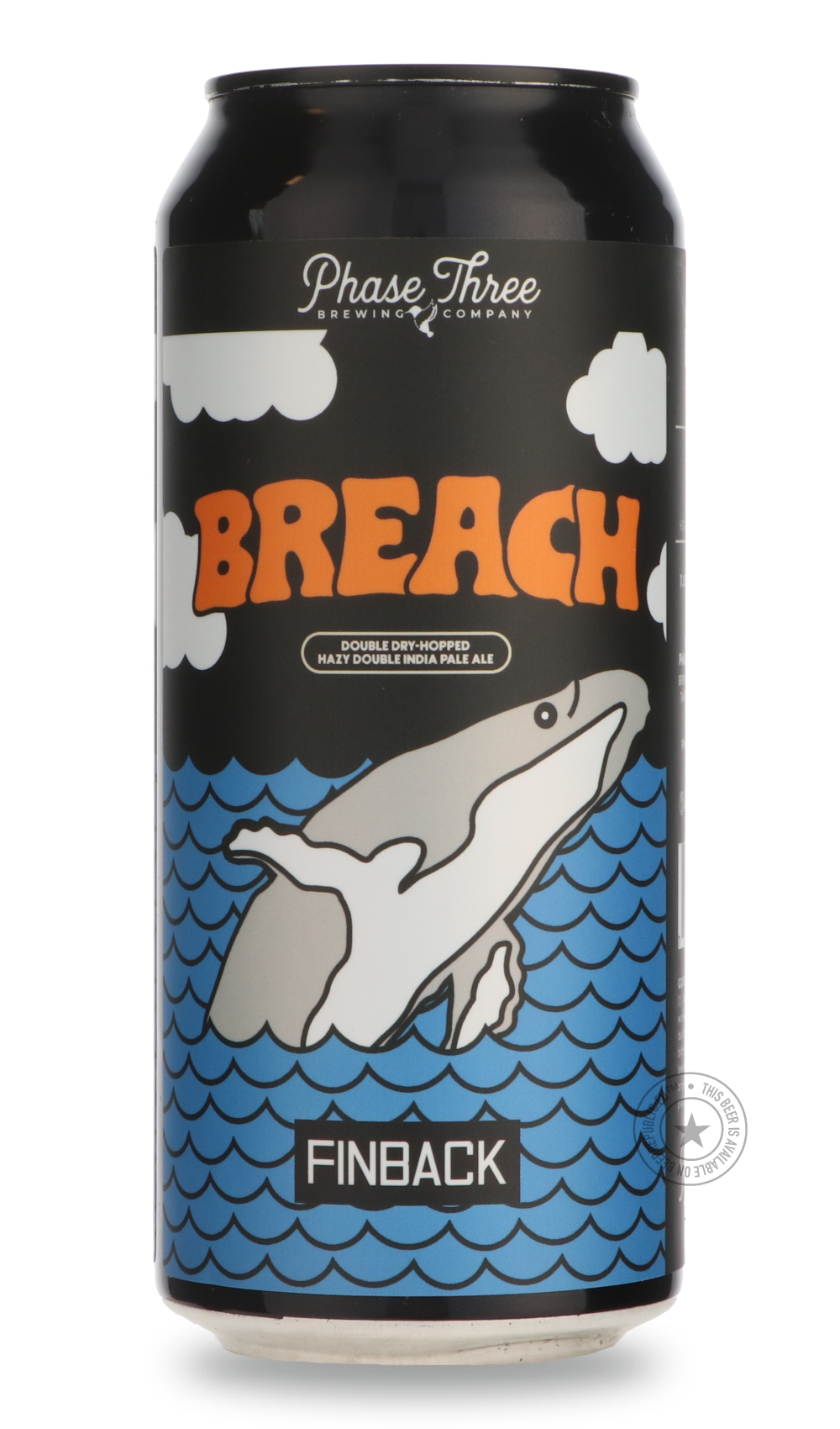 Phase Three- Breach / Finback-IPA- Only @ Beer Republic - The best online beer store for American & Canadian craft beer - Buy beer online from the USA and Canada - Bier online kopen - Amerikaans bier kopen - Craft beer store - Craft beer kopen - Amerikanisch bier kaufen - Bier online kaufen - Acheter biere online - IPA - Stout - Porter - New England IPA - Hazy IPA - Imperial Stout - Barrel Aged - Barrel Aged Imperial Stout - Brown - Dark beer - Blond - Blonde - Pilsner - Lager - Wheat - Weizen - Amber - Bar