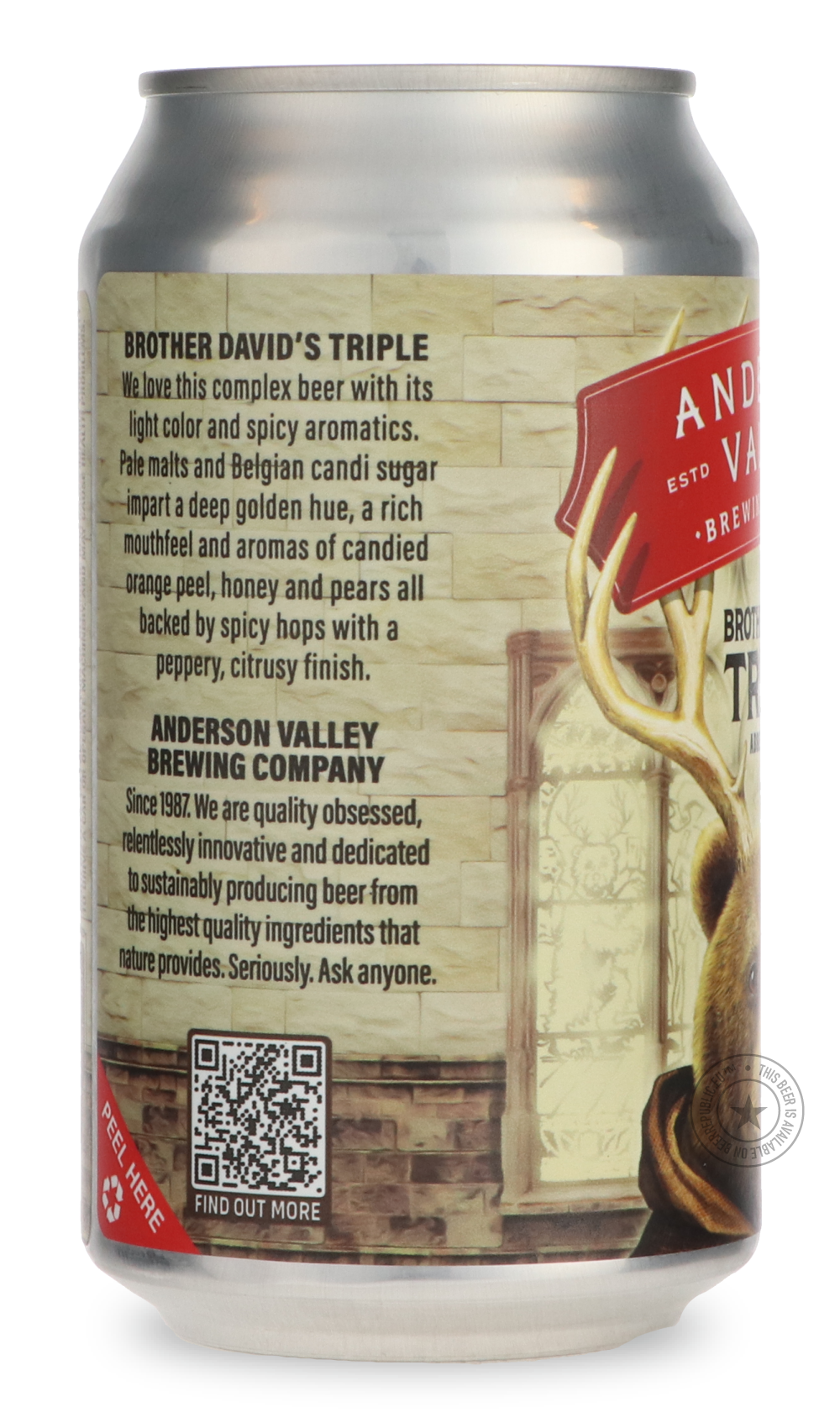 -Anderson Valley- Brother David's Triple-Pale- Only @ Beer Republic - The best online beer store for American & Canadian craft beer - Buy beer online from the USA and Canada - Bier online kopen - Amerikaans bier kopen - Craft beer store - Craft beer kopen - Amerikanisch bier kaufen - Bier online kaufen - Acheter biere online - IPA - Stout - Porter - New England IPA - Hazy IPA - Imperial Stout - Barrel Aged - Barrel Aged Imperial Stout - Brown - Dark beer - Blond - Blonde - Pilsner - Lager - Wheat - Weizen -