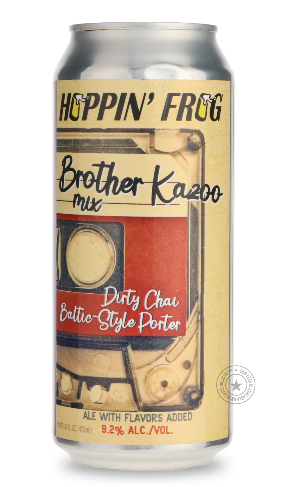 -Hoppin' Frog- Brother Kazoo Mix | Dirty Chai Baltic Porter-Stout & Porter- Only @ Beer Republic - The best online beer store for American & Canadian craft beer - Buy beer online from the USA and Canada - Bier online kopen - Amerikaans bier kopen - Craft beer store - Craft beer kopen - Amerikanisch bier kaufen - Bier online kaufen - Acheter biere online - IPA - Stout - Porter - New England IPA - Hazy IPA - Imperial Stout - Barrel Aged - Barrel Aged Imperial Stout - Brown - Dark beer - Blond - Blonde - Pilsn