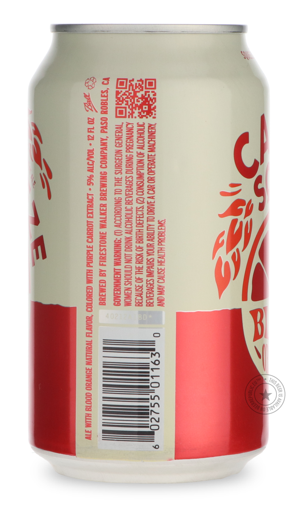 -Firestone Walker- Cali Squeeze Blood Orange-Pale- Only @ Beer Republic - The best online beer store for American & Canadian craft beer - Buy beer online from the USA and Canada - Bier online kopen - Amerikaans bier kopen - Craft beer store - Craft beer kopen - Amerikanisch bier kaufen - Bier online kaufen - Acheter biere online - IPA - Stout - Porter - New England IPA - Hazy IPA - Imperial Stout - Barrel Aged - Barrel Aged Imperial Stout - Brown - Dark beer - Blond - Blonde - Pilsner - Lager - Wheat - Weiz