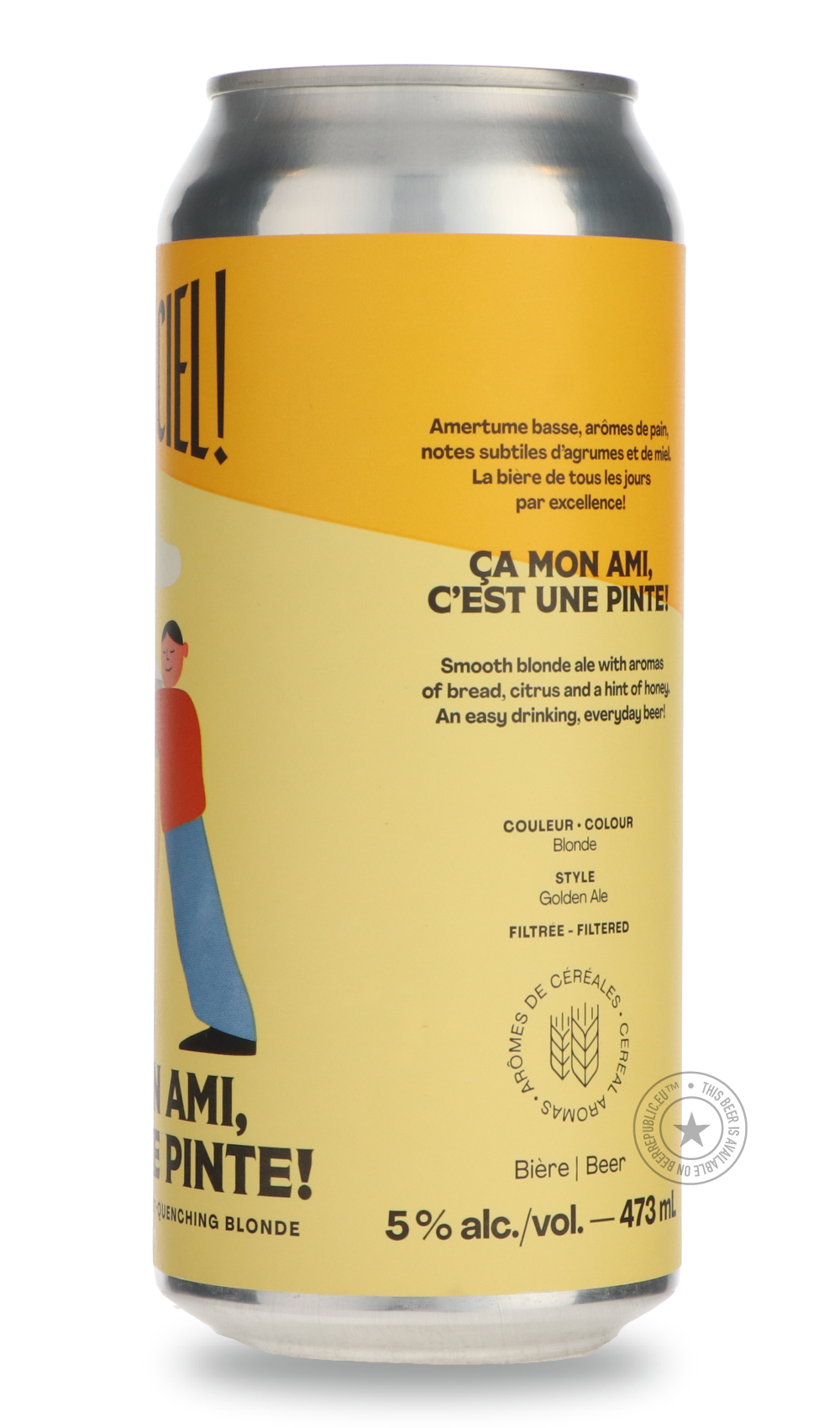 -Dieu du Ciel- Ça Mon Ami, C’est Une Pinte!-Pale- Only @ Beer Republic - The best online beer store for American & Canadian craft beer - Buy beer online from the USA and Canada - Bier online kopen - Amerikaans bier kopen - Craft beer store - Craft beer kopen - Amerikanisch bier kaufen - Bier online kaufen - Acheter biere online - IPA - Stout - Porter - New England IPA - Hazy IPA - Imperial Stout - Barrel Aged - Barrel Aged Imperial Stout - Brown - Dark beer - Blond - Blonde - Pilsner - Lager - Wheat - Weize