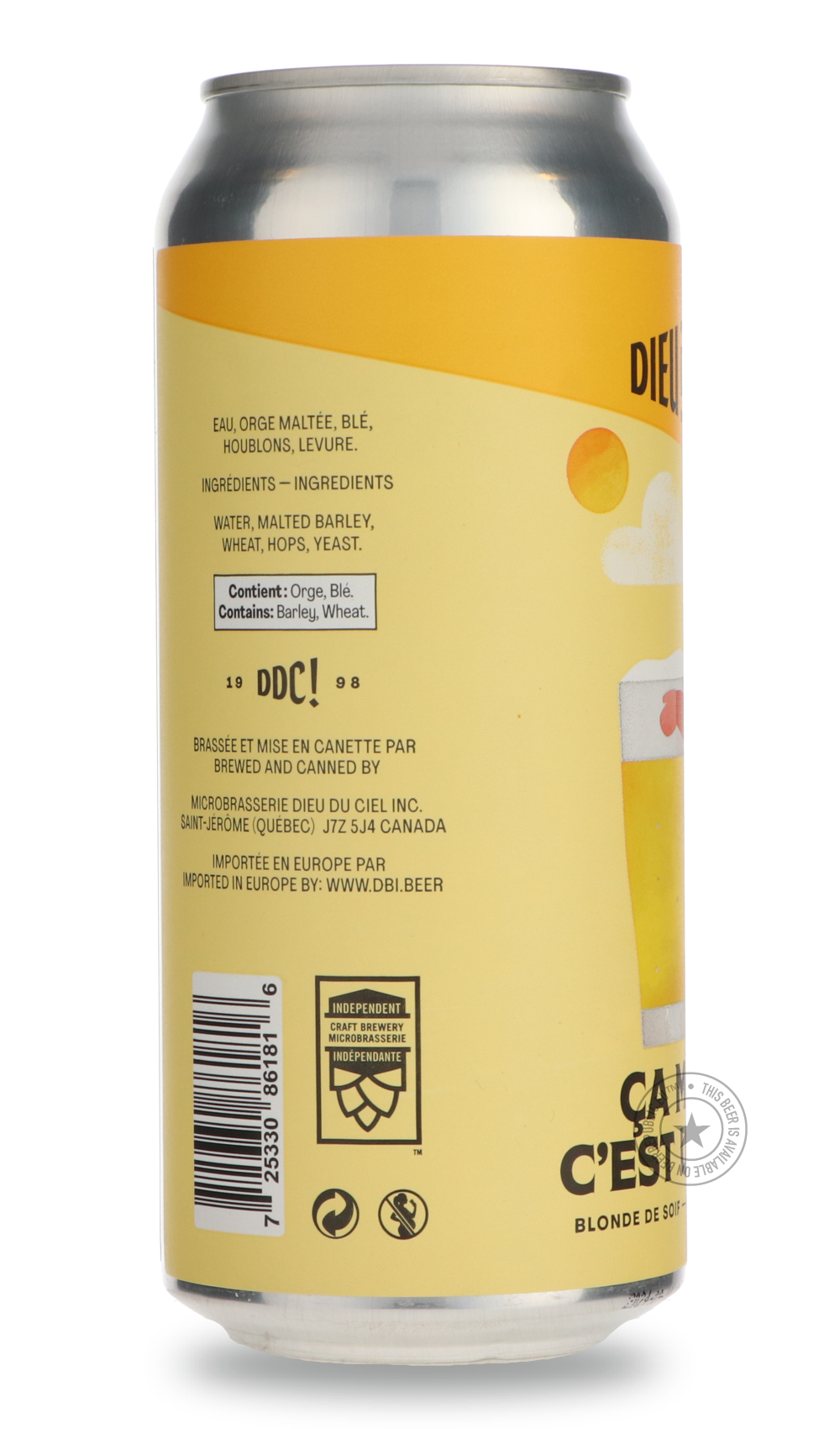 -Dieu du Ciel- Ça Mon Ami, C’est Une Pinte!-Pale- Only @ Beer Republic - The best online beer store for American & Canadian craft beer - Buy beer online from the USA and Canada - Bier online kopen - Amerikaans bier kopen - Craft beer store - Craft beer kopen - Amerikanisch bier kaufen - Bier online kaufen - Acheter biere online - IPA - Stout - Porter - New England IPA - Hazy IPA - Imperial Stout - Barrel Aged - Barrel Aged Imperial Stout - Brown - Dark beer - Blond - Blonde - Pilsner - Lager - Wheat - Weize