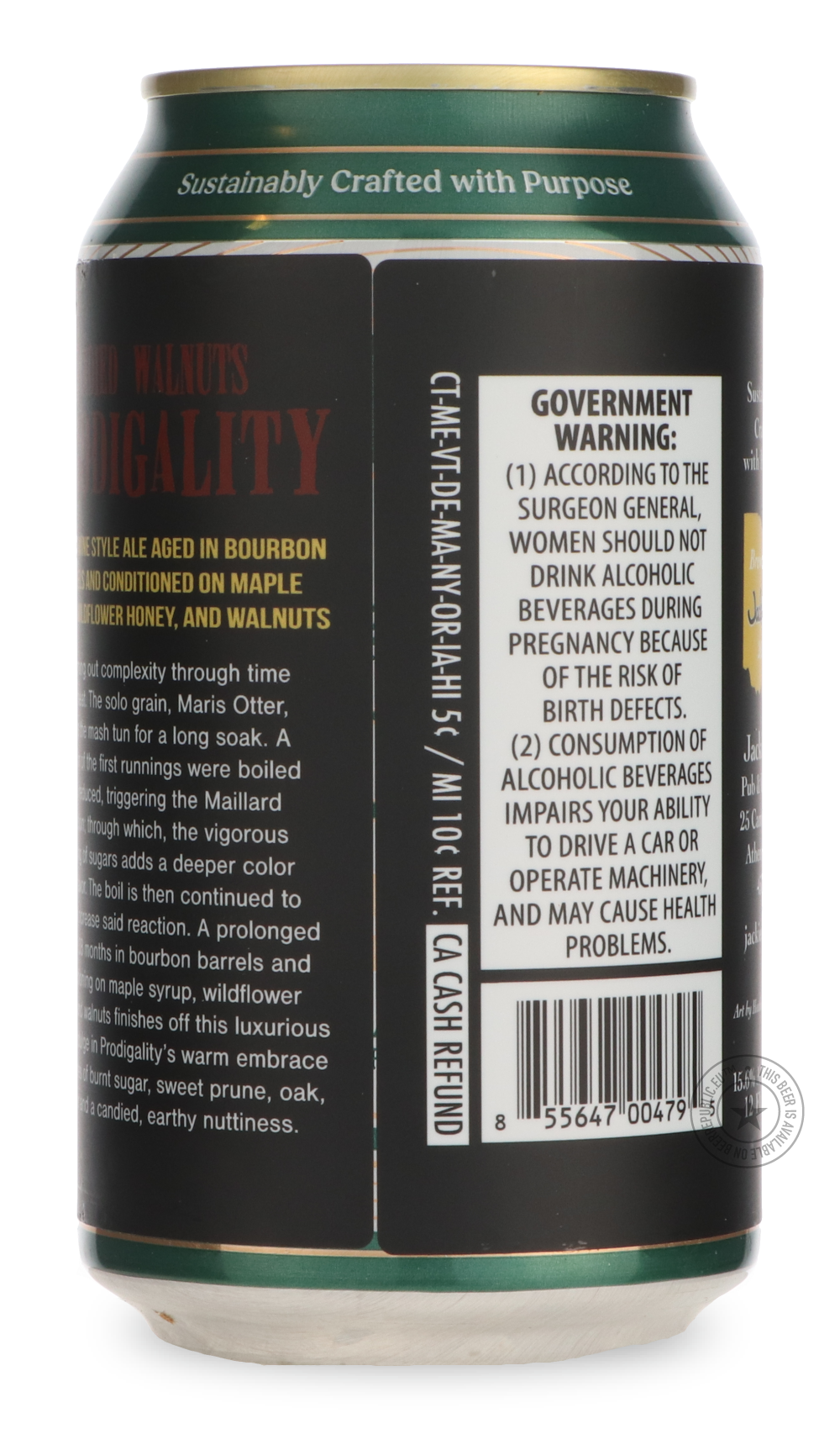 -Jackie O's- Candied Walnut Prodigality-Brown & Dark- Only @ Beer Republic - The best online beer store for American & Canadian craft beer - Buy beer online from the USA and Canada - Bier online kopen - Amerikaans bier kopen - Craft beer store - Craft beer kopen - Amerikanisch bier kaufen - Bier online kaufen - Acheter biere online - IPA - Stout - Porter - New England IPA - Hazy IPA - Imperial Stout - Barrel Aged - Barrel Aged Imperial Stout - Brown - Dark beer - Blond - Blonde - Pilsner - Lager - Wheat - W