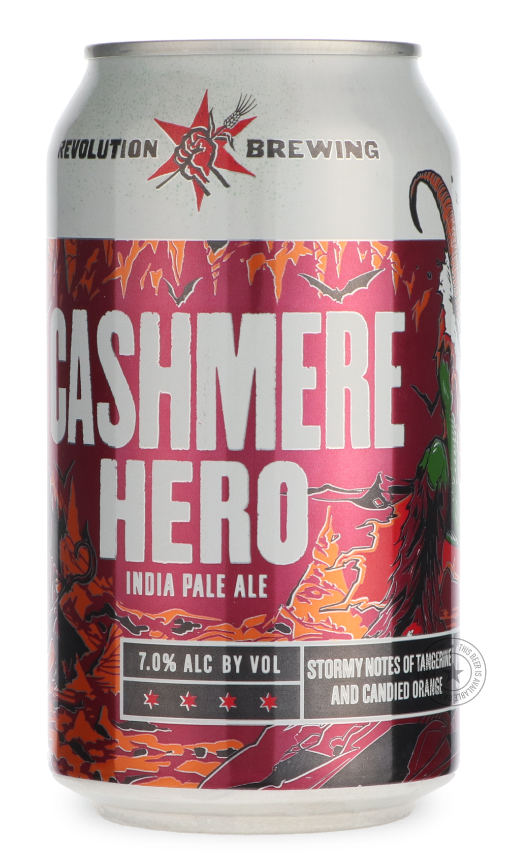 -Revolution- Cashmere Hero-IPA- Only @ Beer Republic - The best online beer store for American & Canadian craft beer - Buy beer online from the USA and Canada - Bier online kopen - Amerikaans bier kopen - Craft beer store - Craft beer kopen - Amerikanisch bier kaufen - Bier online kaufen - Acheter biere online - IPA - Stout - Porter - New England IPA - Hazy IPA - Imperial Stout - Barrel Aged - Barrel Aged Imperial Stout - Brown - Dark beer - Blond - Blonde - Pilsner - Lager - Wheat - Weizen - Amber - Barley