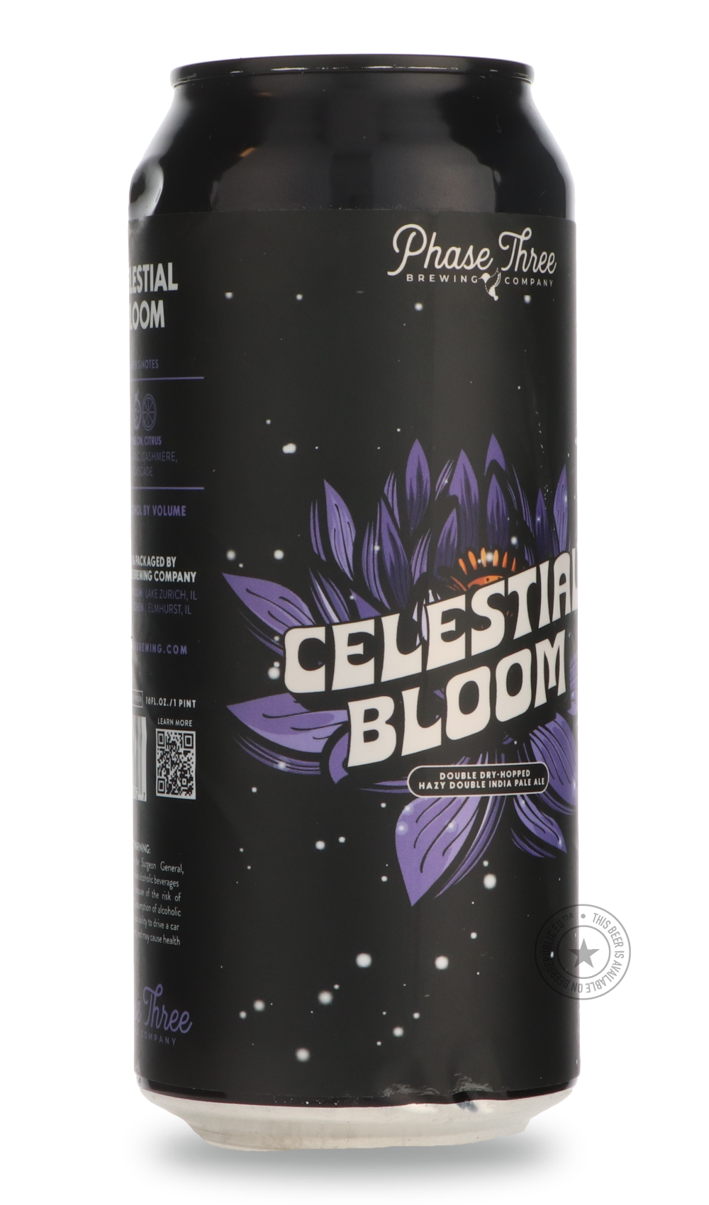 Phase Three- Celestial Bloom-IPA- Only @ Beer Republic - The best online beer store for American & Canadian craft beer - Buy beer online from the USA and Canada - Bier online kopen - Amerikaans bier kopen - Craft beer store - Craft beer kopen - Amerikanisch bier kaufen - Bier online kaufen - Acheter biere online - IPA - Stout - Porter - New England IPA - Hazy IPA - Imperial Stout - Barrel Aged - Barrel Aged Imperial Stout - Brown - Dark beer - Blond - Blonde - Pilsner - Lager - Wheat - Weizen - Amber - Barl