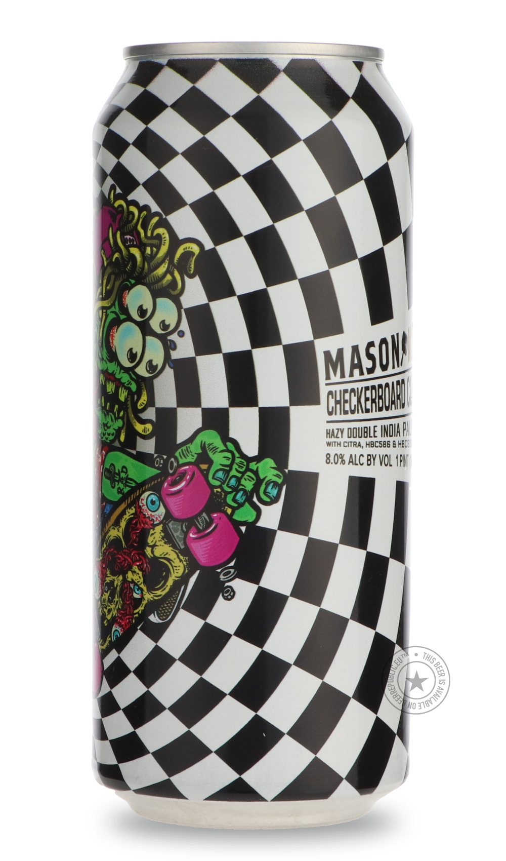 -Mason Ale Works- Checkerboard Classic-IPA- Only @ Beer Republic - The best online beer store for American & Canadian craft beer - Buy beer online from the USA and Canada - Bier online kopen - Amerikaans bier kopen - Craft beer store - Craft beer kopen - Amerikanisch bier kaufen - Bier online kaufen - Acheter biere online - IPA - Stout - Porter - New England IPA - Hazy IPA - Imperial Stout - Barrel Aged - Barrel Aged Imperial Stout - Brown - Dark beer - Blond - Blonde - Pilsner - Lager - Wheat - Weizen - Am