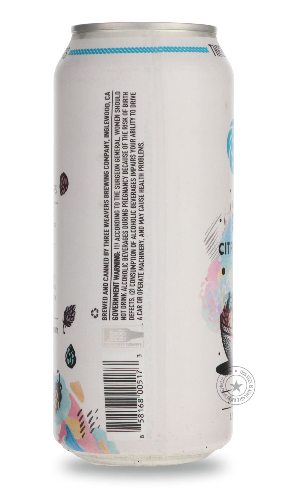 -Three Weavers- Citra Puffs-Pale- Only @ Beer Republic - The best online beer store for American & Canadian craft beer - Buy beer online from the USA and Canada - Bier online kopen - Amerikaans bier kopen - Craft beer store - Craft beer kopen - Amerikanisch bier kaufen - Bier online kaufen - Acheter biere online - IPA - Stout - Porter - New England IPA - Hazy IPA - Imperial Stout - Barrel Aged - Barrel Aged Imperial Stout - Brown - Dark beer - Blond - Blonde - Pilsner - Lager - Wheat - Weizen - Amber - Barl