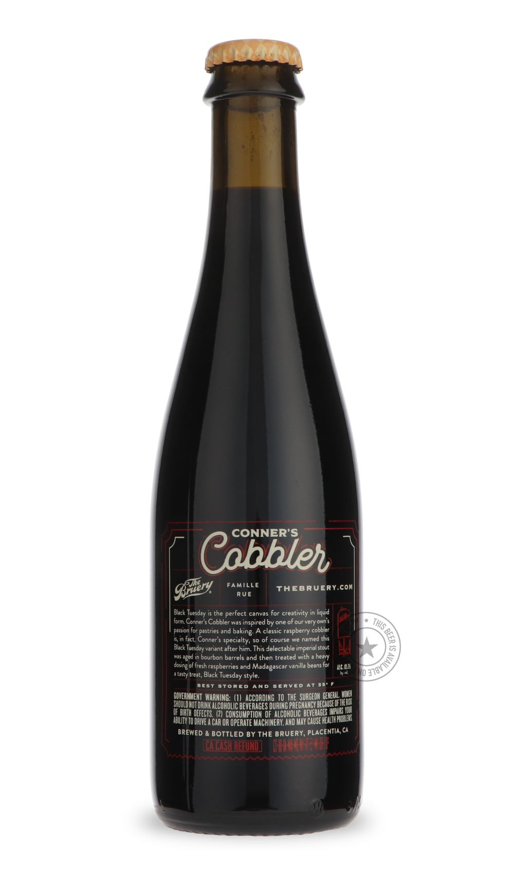 -The Bruery- Conner's Cobbler-Stout & Porter- Only @ Beer Republic - The best online beer store for American & Canadian craft beer - Buy beer online from the USA and Canada - Bier online kopen - Amerikaans bier kopen - Craft beer store - Craft beer kopen - Amerikanisch bier kaufen - Bier online kaufen - Acheter biere online - IPA - Stout - Porter - New England IPA - Hazy IPA - Imperial Stout - Barrel Aged - Barrel Aged Imperial Stout - Brown - Dark beer - Blond - Blonde - Pilsner - Lager - Wheat - Weizen - 