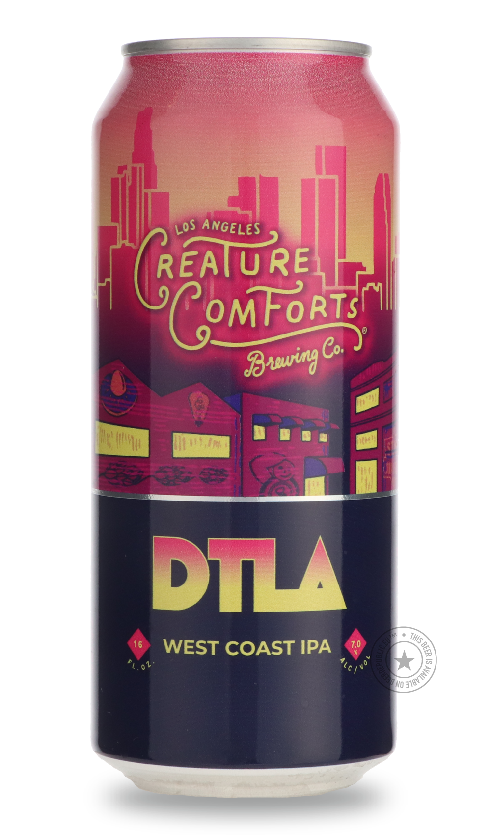 -Creature Comforts- DTLA-IPA- Only @ Beer Republic - The best online beer store for American & Canadian craft beer - Buy beer online from the USA and Canada - Bier online kopen - Amerikaans bier kopen - Craft beer store - Craft beer kopen - Amerikanisch bier kaufen - Bier online kaufen - Acheter biere online - IPA - Stout - Porter - New England IPA - Hazy IPA - Imperial Stout - Barrel Aged - Barrel Aged Imperial Stout - Brown - Dark beer - Blond - Blonde - Pilsner - Lager - Wheat - Weizen - Amber - Barley W