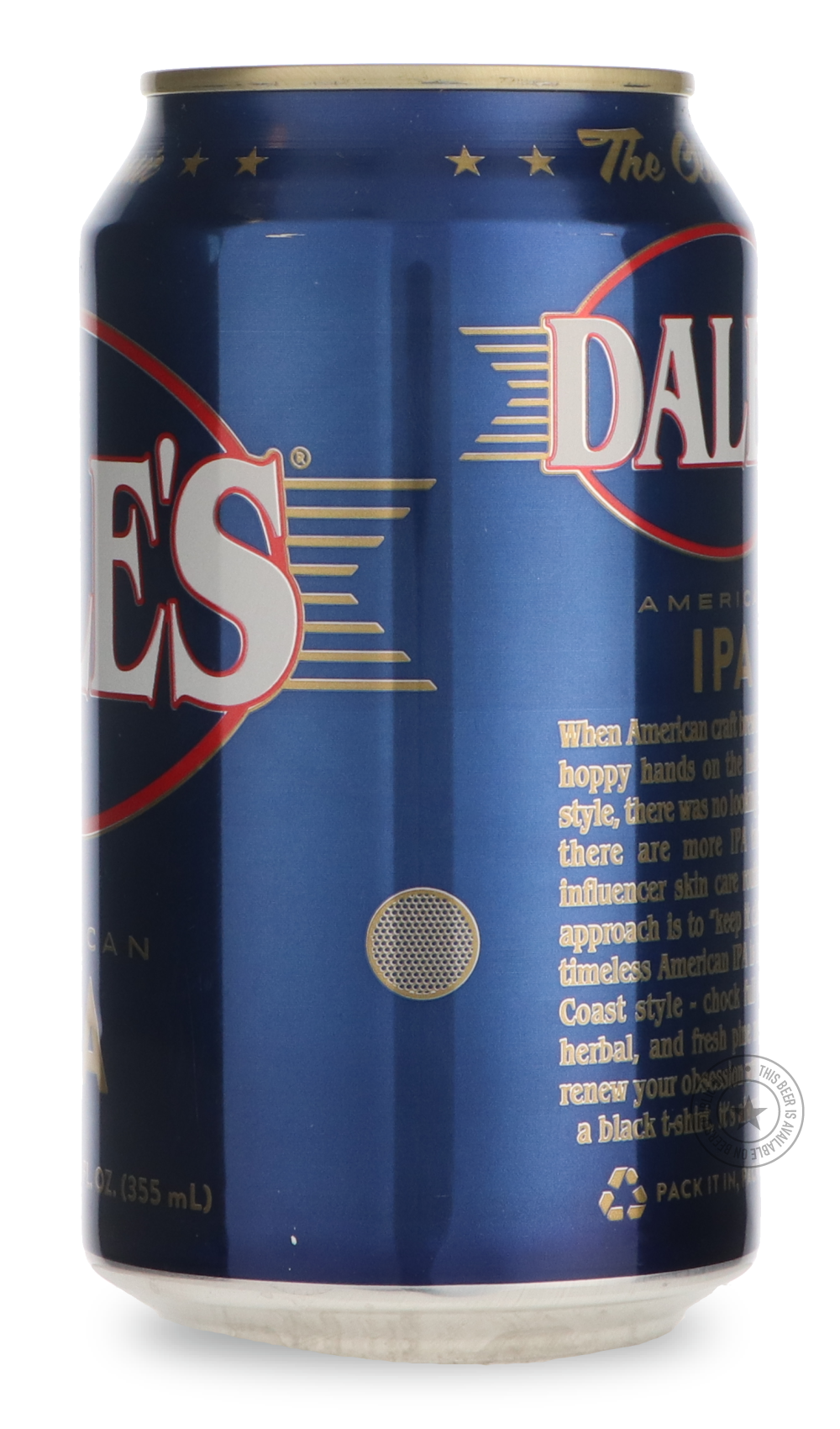 Oskar Blues- Dale's American IPA-IPA- Only @ Beer Republic - The best online beer store for American & Canadian craft beer - Buy beer online from the USA and Canada - Bier online kopen - Amerikaans bier kopen - Craft beer store - Craft beer kopen - Amerikanisch bier kaufen - Bier online kaufen - Acheter biere online - IPA - Stout - Porter - New England IPA - Hazy IPA - Imperial Stout - Barrel Aged - Barrel Aged Imperial Stout - Brown - Dark beer - Blond - Blonde - Pilsner - Lager - Wheat - Weizen - Amber - 