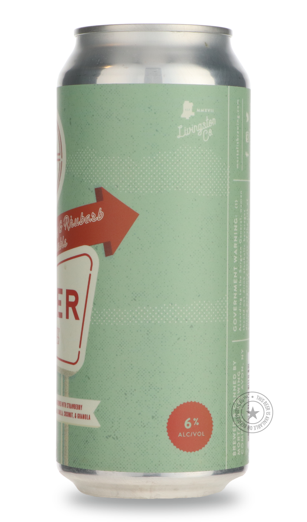 -Mortalis- Diner Pie Series | Strawberry & Rhubarb Crumble-Sour / Wild & Fruity- Only @ Beer Republic - The best online beer store for American & Canadian craft beer - Buy beer online from the USA and Canada - Bier online kopen - Amerikaans bier kopen - Craft beer store - Craft beer kopen - Amerikanisch bier kaufen - Bier online kaufen - Acheter biere online - IPA - Stout - Porter - New England IPA - Hazy IPA - Imperial Stout - Barrel Aged - Barrel Aged Imperial Stout - Brown - Dark beer - Blond - Blonde - 