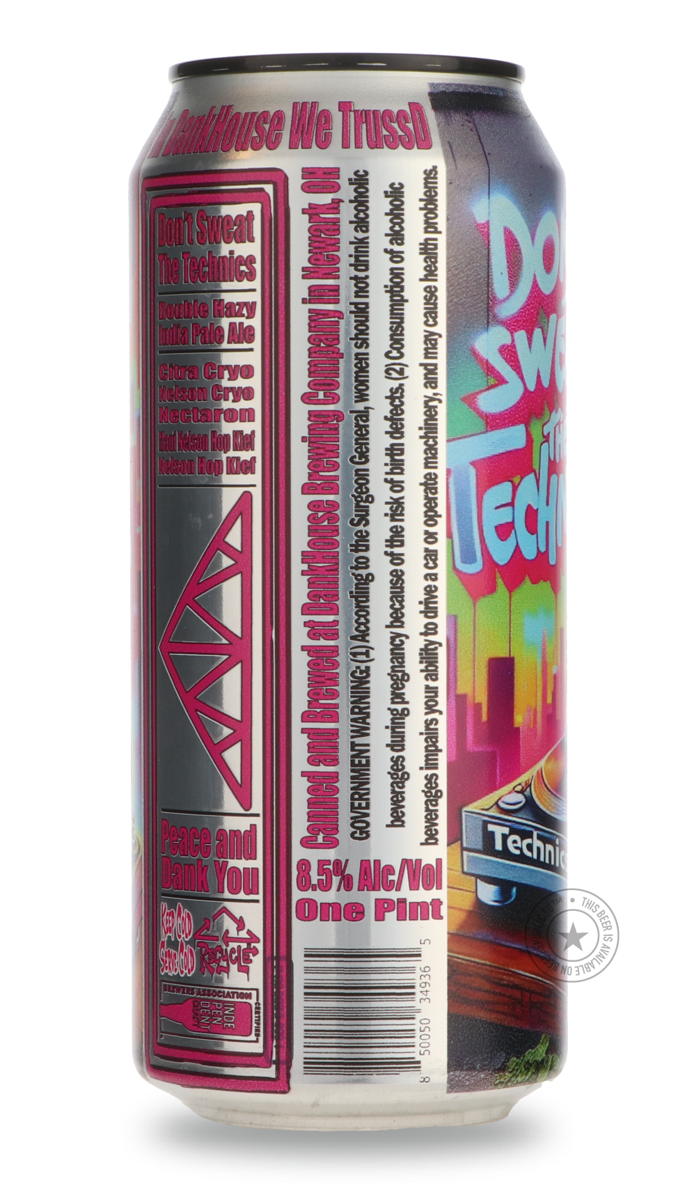 DankHouse- Don't Sweat the Technics-IPA- Only @ Beer Republic - The best online beer store for American & Canadian craft beer - Buy beer online from the USA and Canada - Bier online kopen - Amerikaans bier kopen - Craft beer store - Craft beer kopen - Amerikanisch bier kaufen - Bier online kaufen - Acheter biere online - IPA - Stout - Porter - New England IPA - Hazy IPA - Imperial Stout - Barrel Aged - Barrel Aged Imperial Stout - Brown - Dark beer - Blond - Blonde - Pilsner - Lager - Wheat - Weizen - Amber